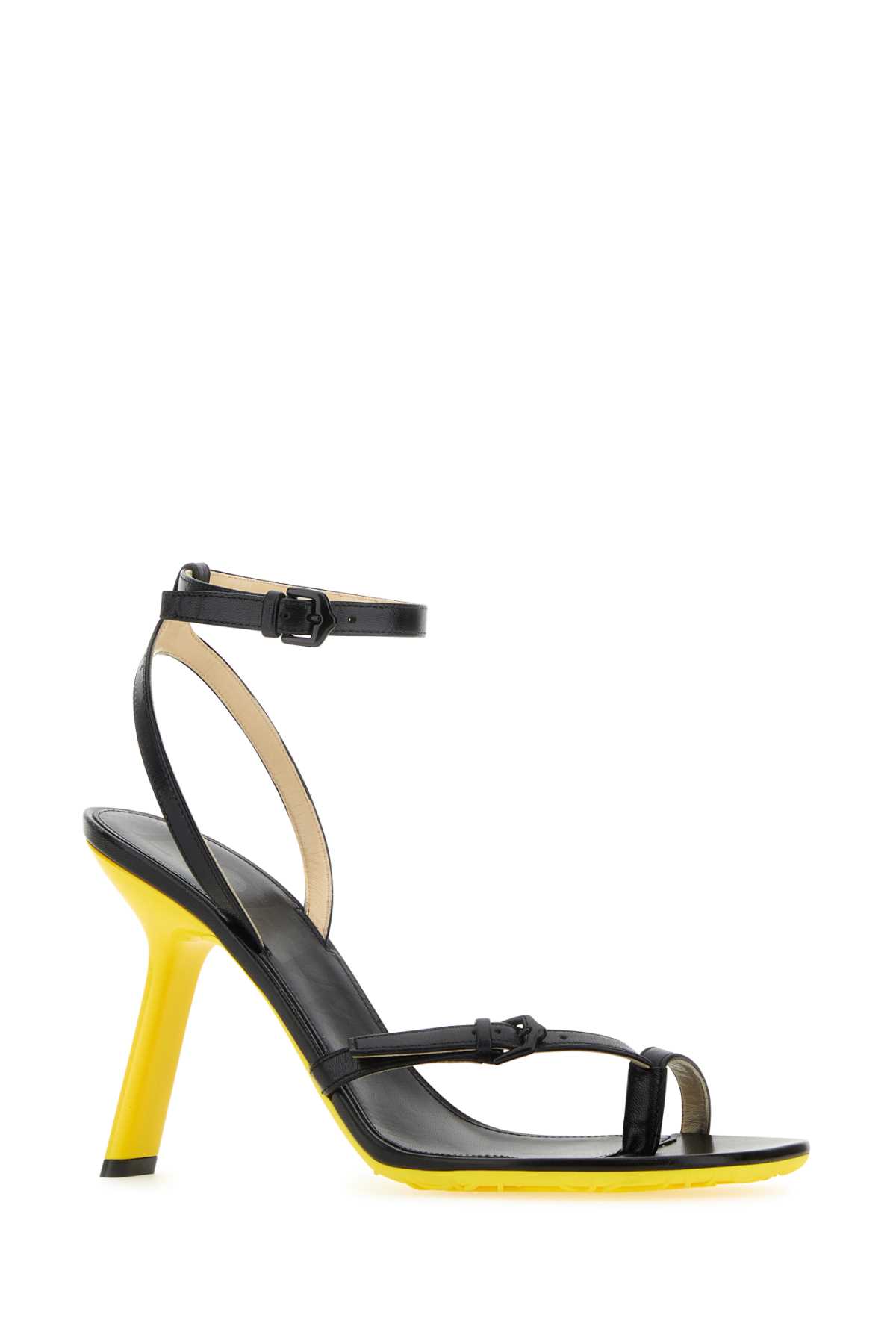 サンダル・ミュール LOEWE SS23 Black leather Petal sandals (L814465X58 BLACK) Loewe Black Leather Petal Sandals | italist
