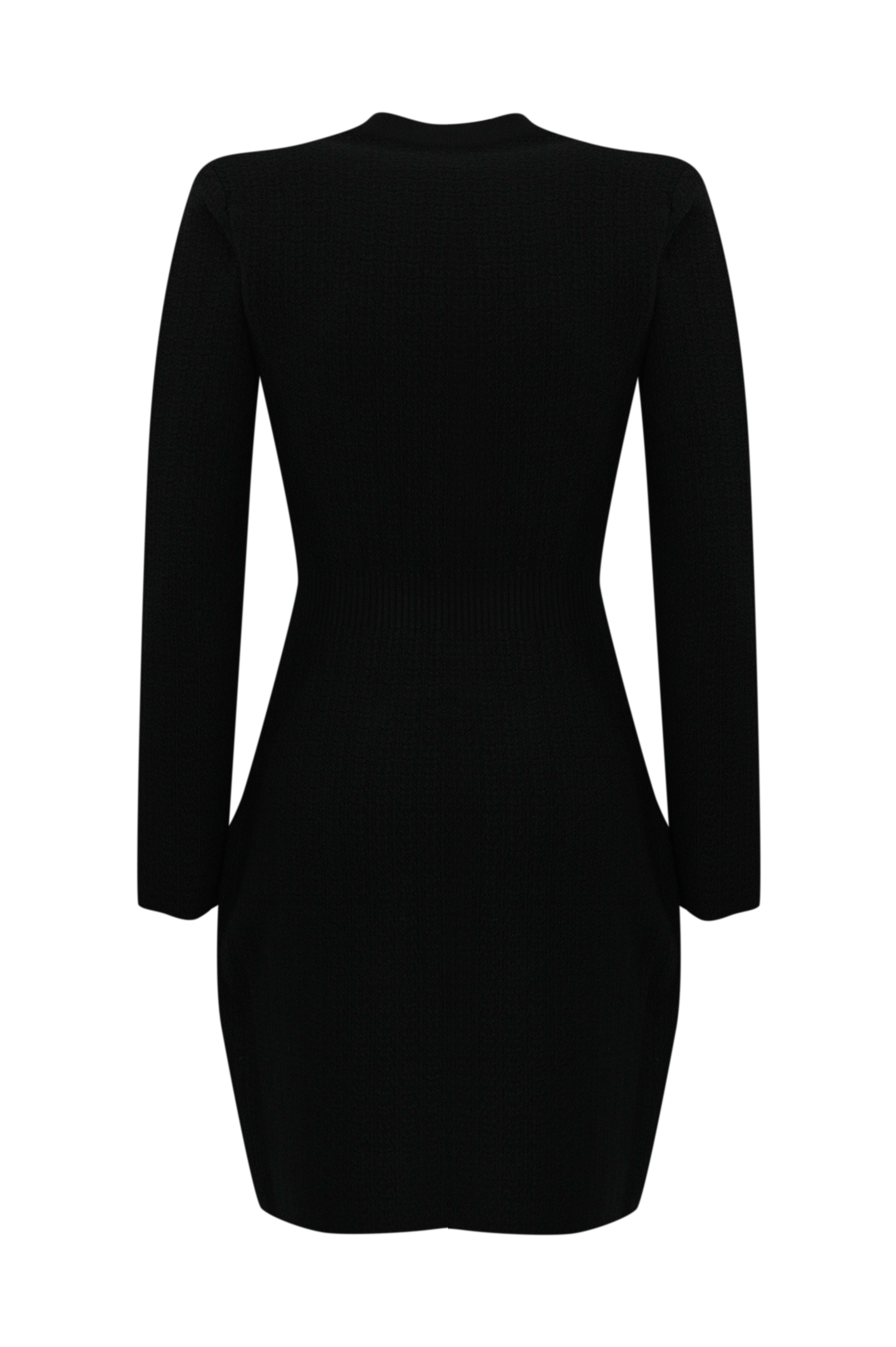 パーティードレス ELISABETTA FRANCHI Robe manteau in boucle wool with embroid Elisabetta Franchi Robe Manteau Dress In Boucle' Wool