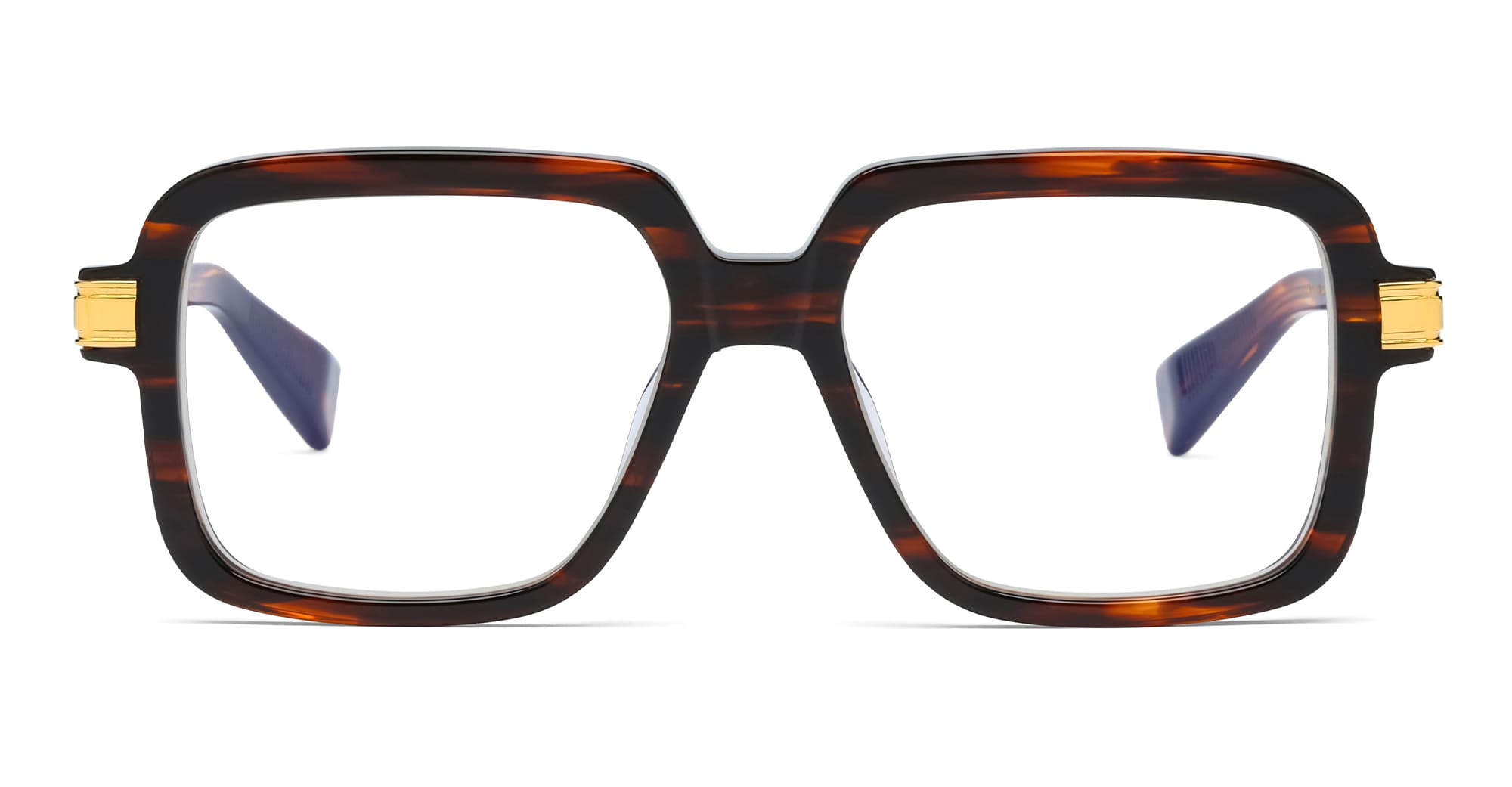 【送料&関税込】Balmain FranAoise - Brown Swirl / 18k Gold Balmain Françoise - Brown Swirl / 18k Gold Rx Glasses