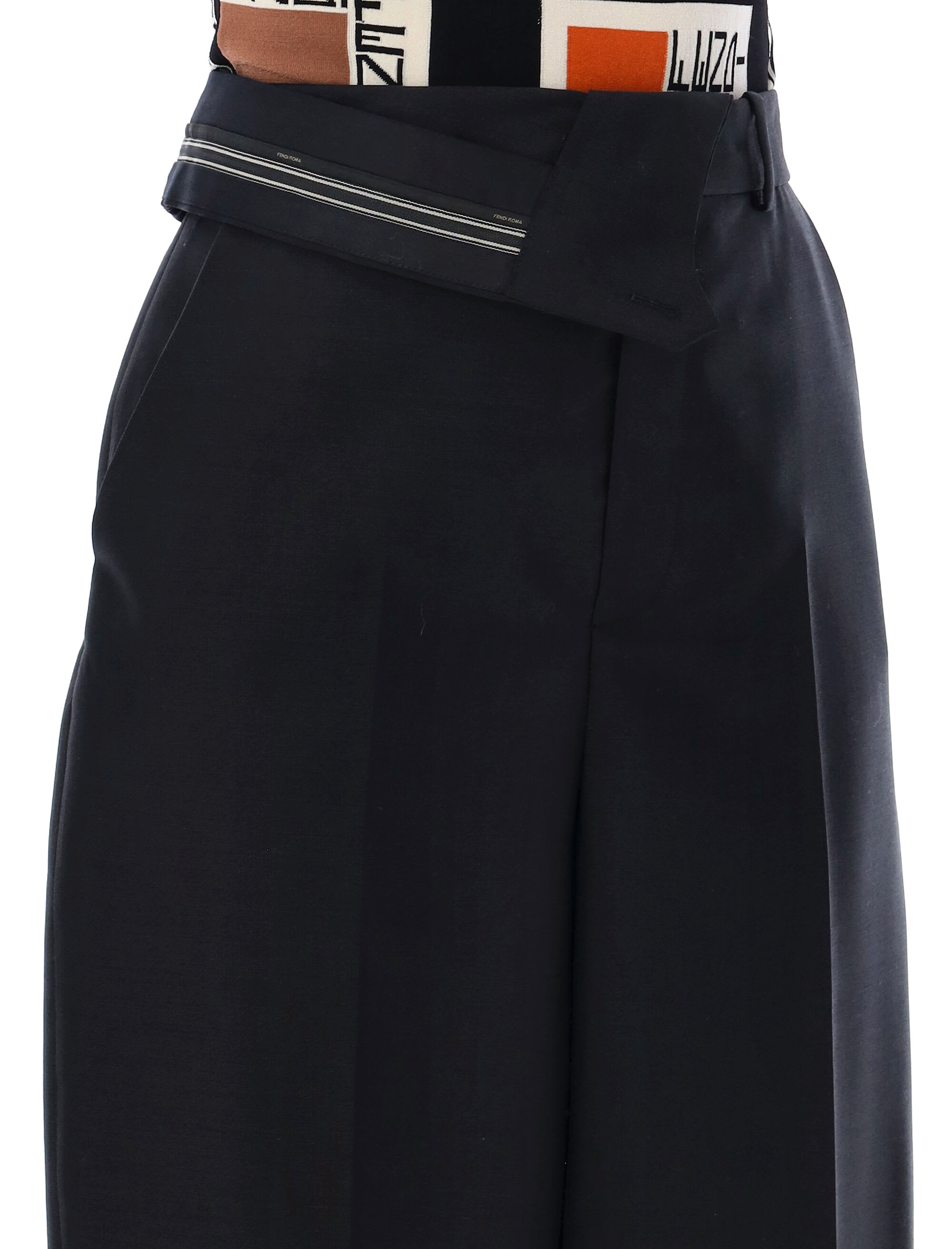 【送料&関税込】Fendi Mohair And Wool Trousers FR6629AQ3RF1SA0_01