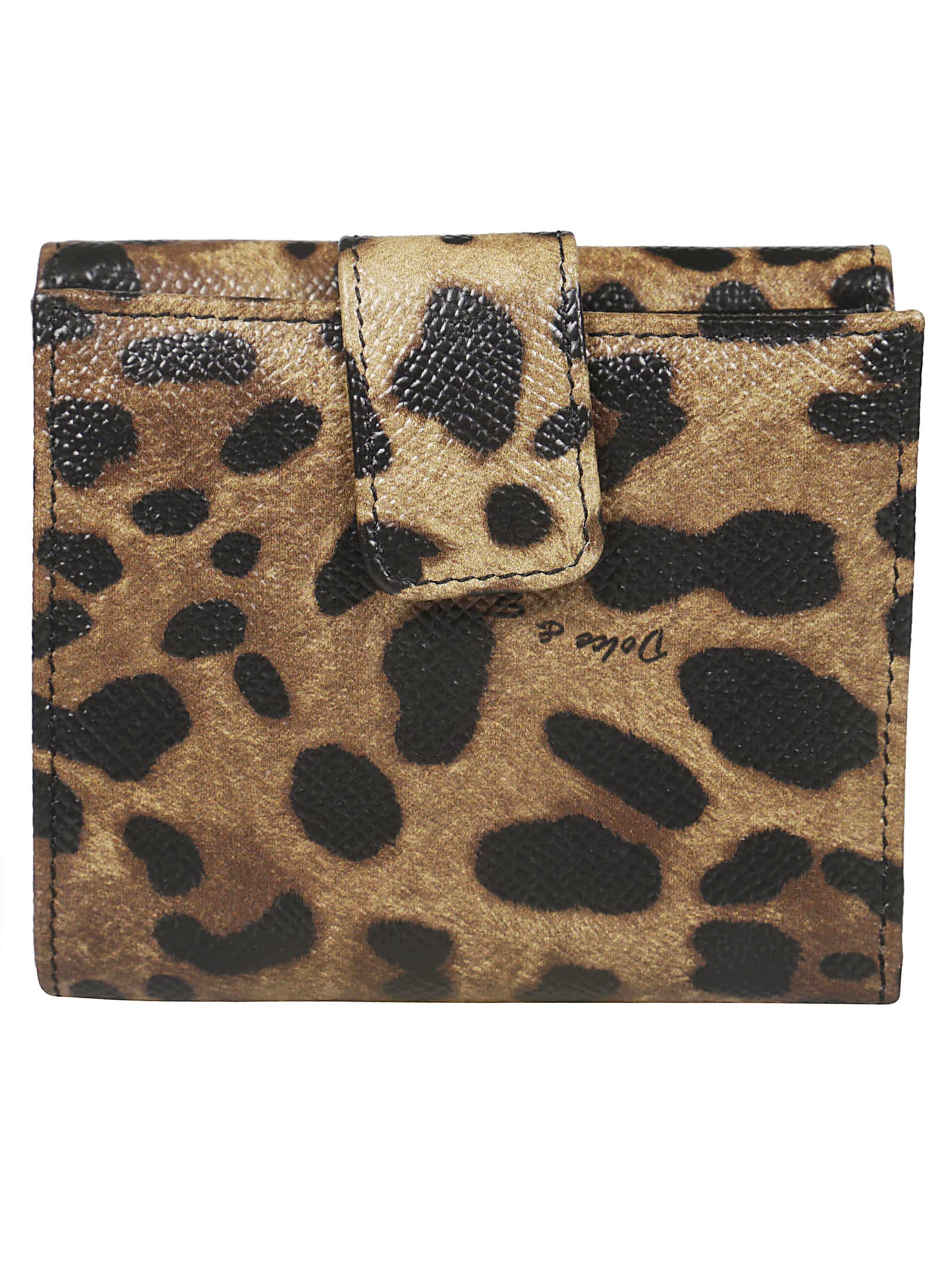 dolce gabbana leopard wallet