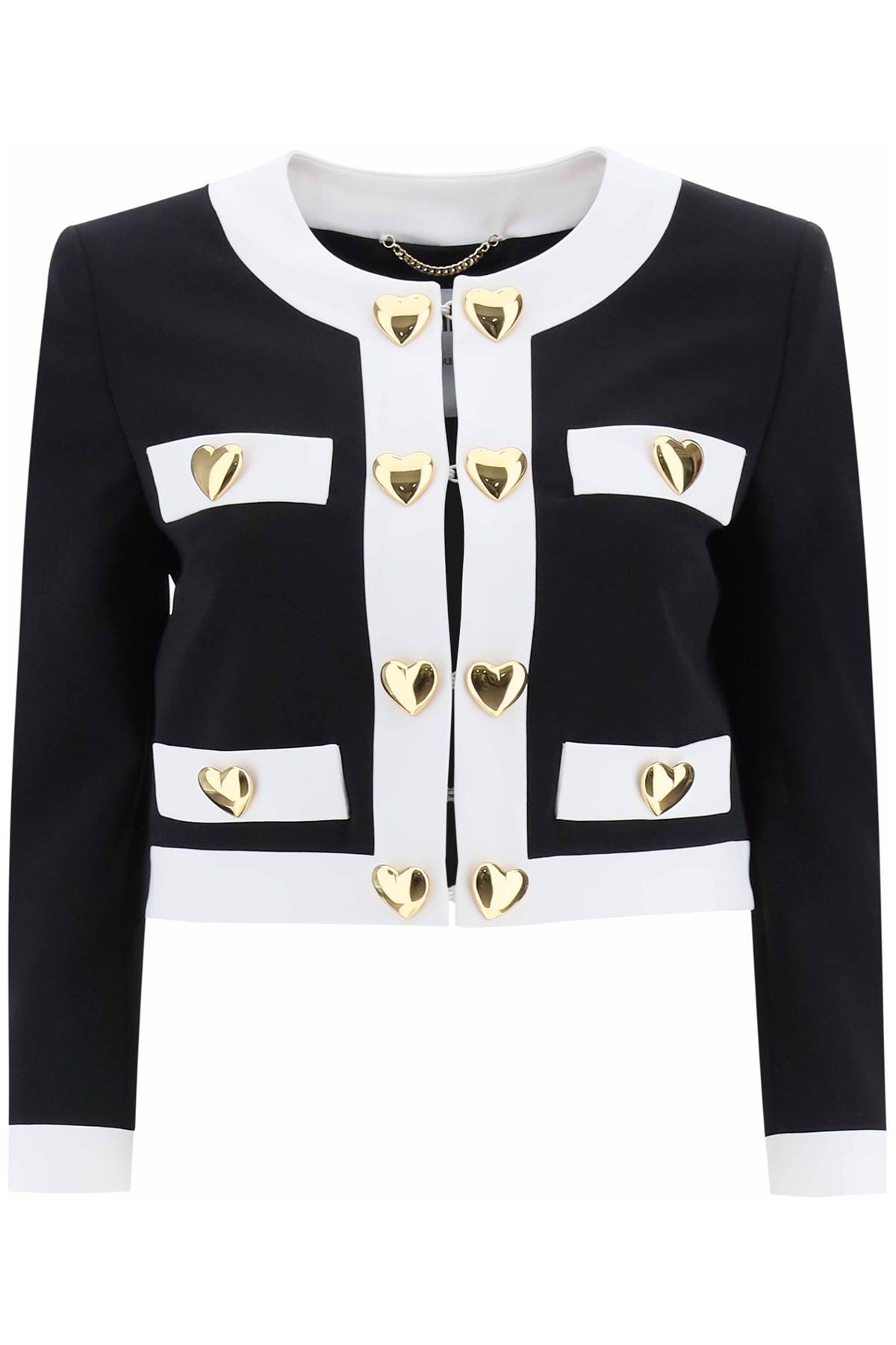 Moschino Heart Buttons Crepe Jacket | italist
