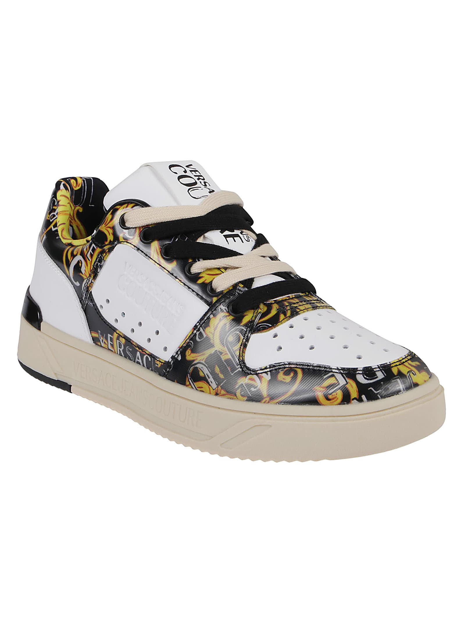 【特価/関税送料込】VERSACE JEANS STARLIGHT レザー スニーカー Versace Jeans Couture Starlight Sneakers | italist