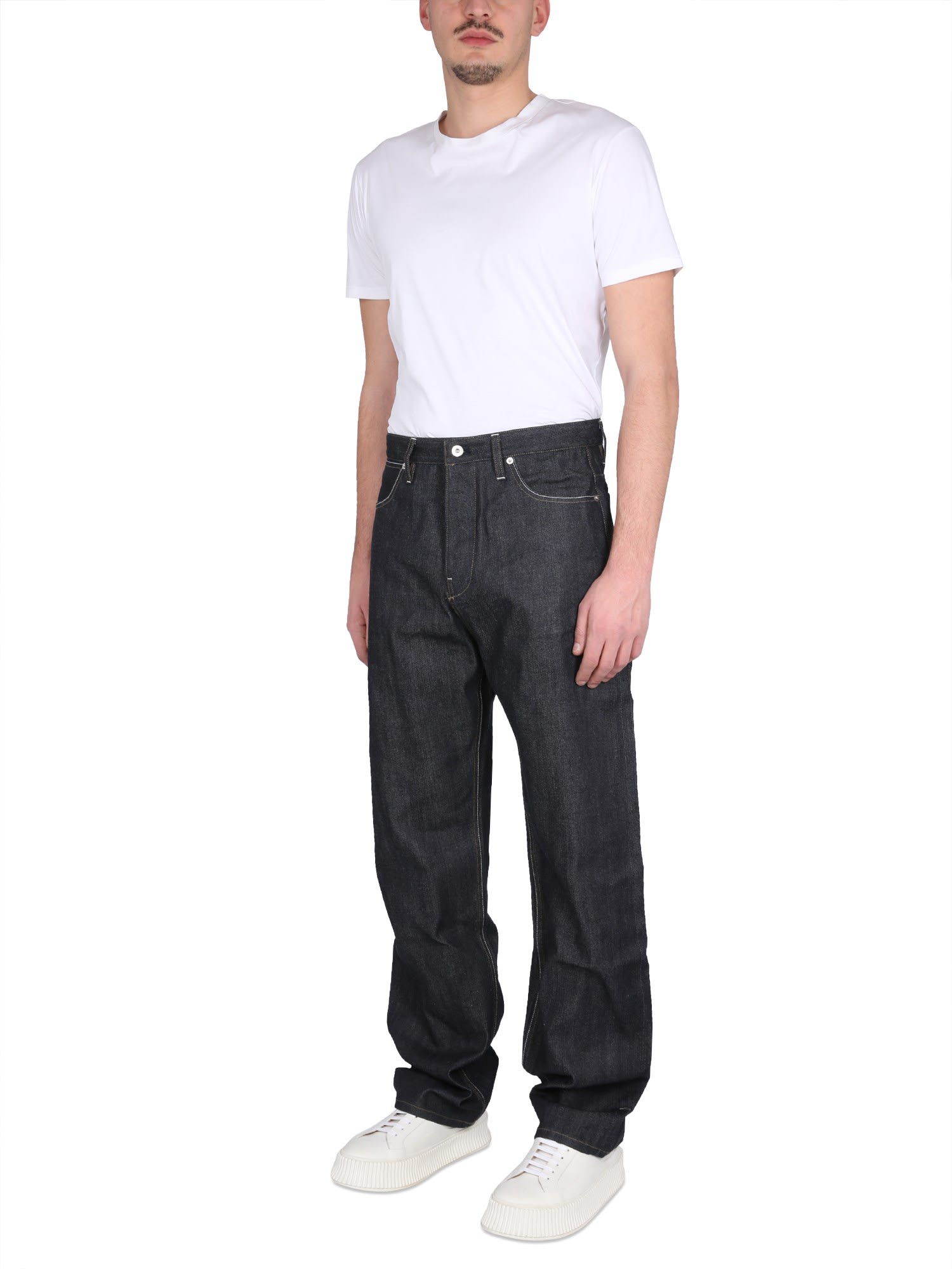 JIL SANDER ワイトレッククロッフトハンツ J02KA0029J40002 257 Jil Sander Loose Fit Jeans | italist