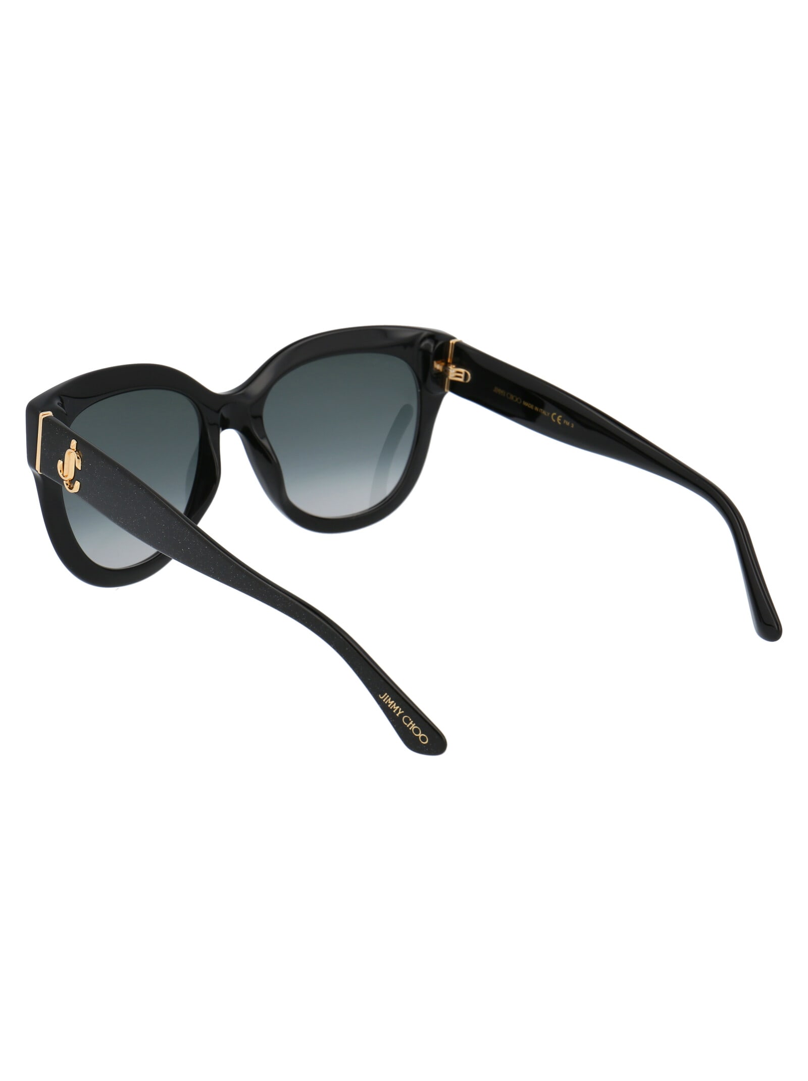 サングラス Jimmy Choo SS25 Woman SUNGLASSES (JILL/G/S NS89O BLACK) Jimmy Choo Eyewear Jill/g/s Sunglasses | italist