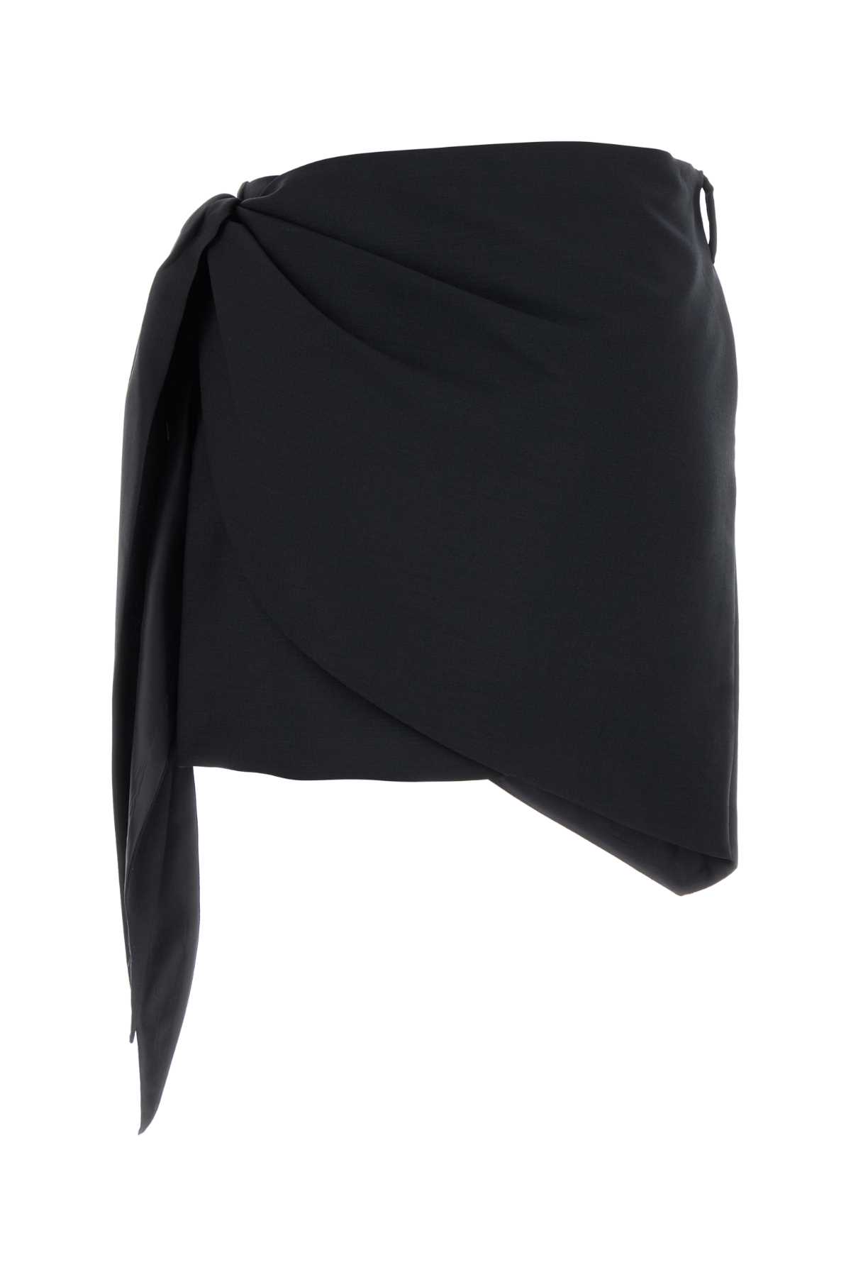 【関税&送料込】Prada Midnight Blue Mohair Blend Mini Skirt Prada Midnight Blue Mohair Blend Mini Skirt | italist