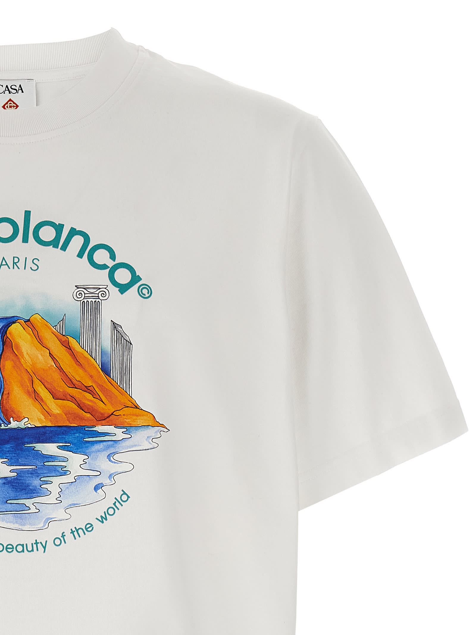 Casablanca MS25JTS00118OASIS 関税送料込 casablanca-la-night-black-t-