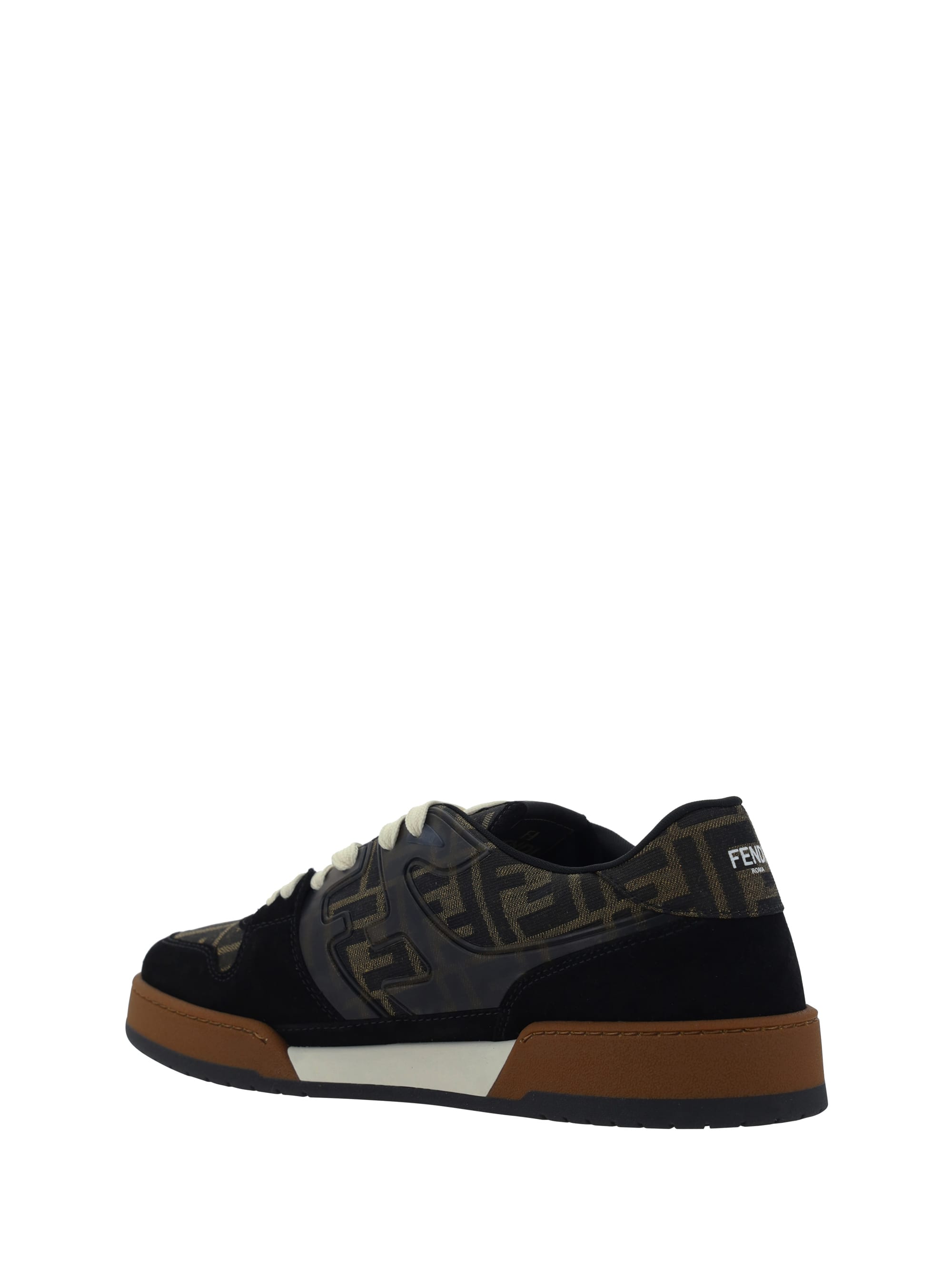 【関税&送料込】Fendi Embroidered Match Sneakers Fendi Fendi Match Suede & Jacquard Low-Top Sneakers | Saks