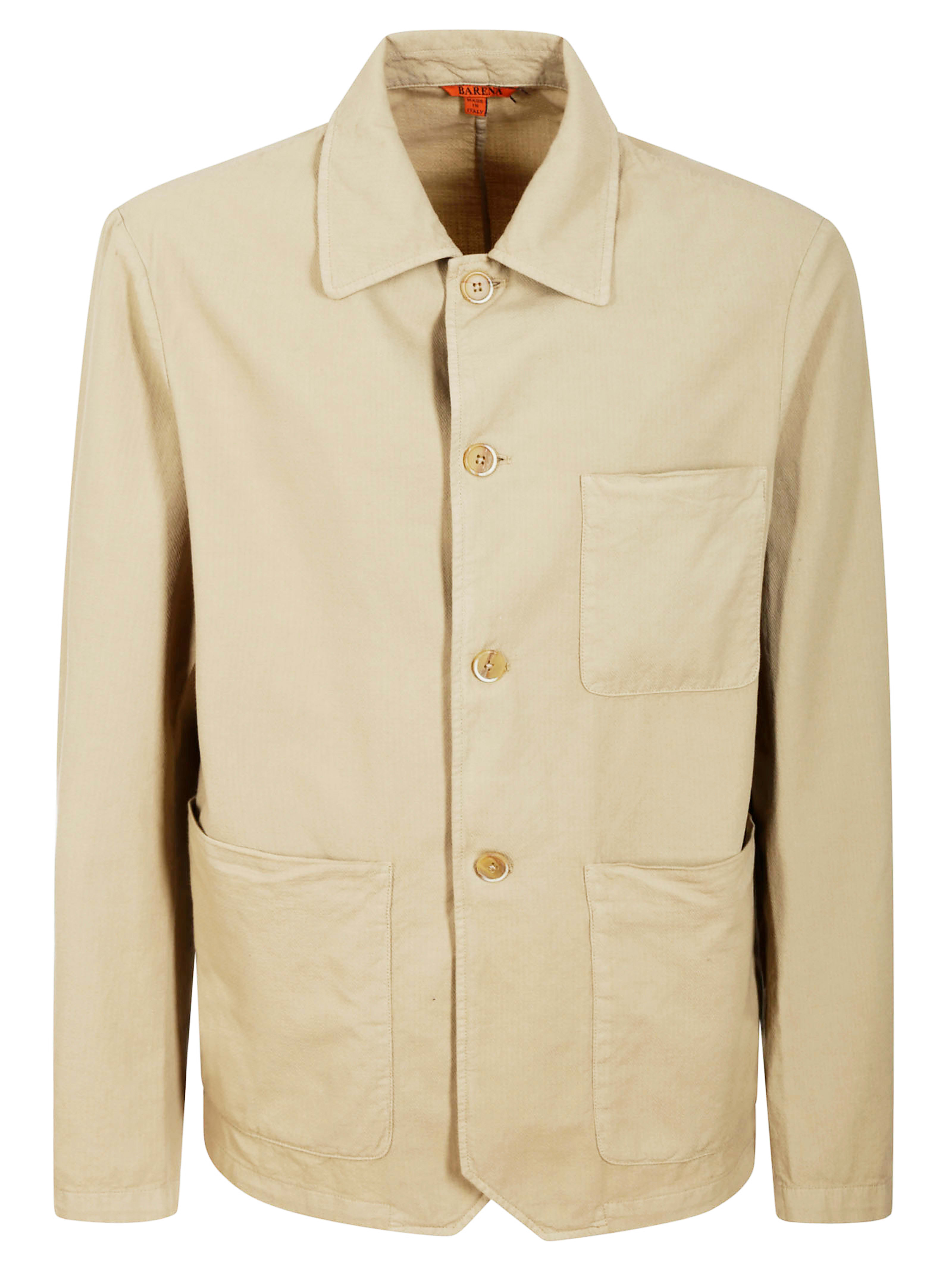 Tシャツ・カットソー BARENA SS25 'Visal' overshirt (OSU50600478 170) Barena Visal Shirt Jacket | Neutrals | FARFETCH