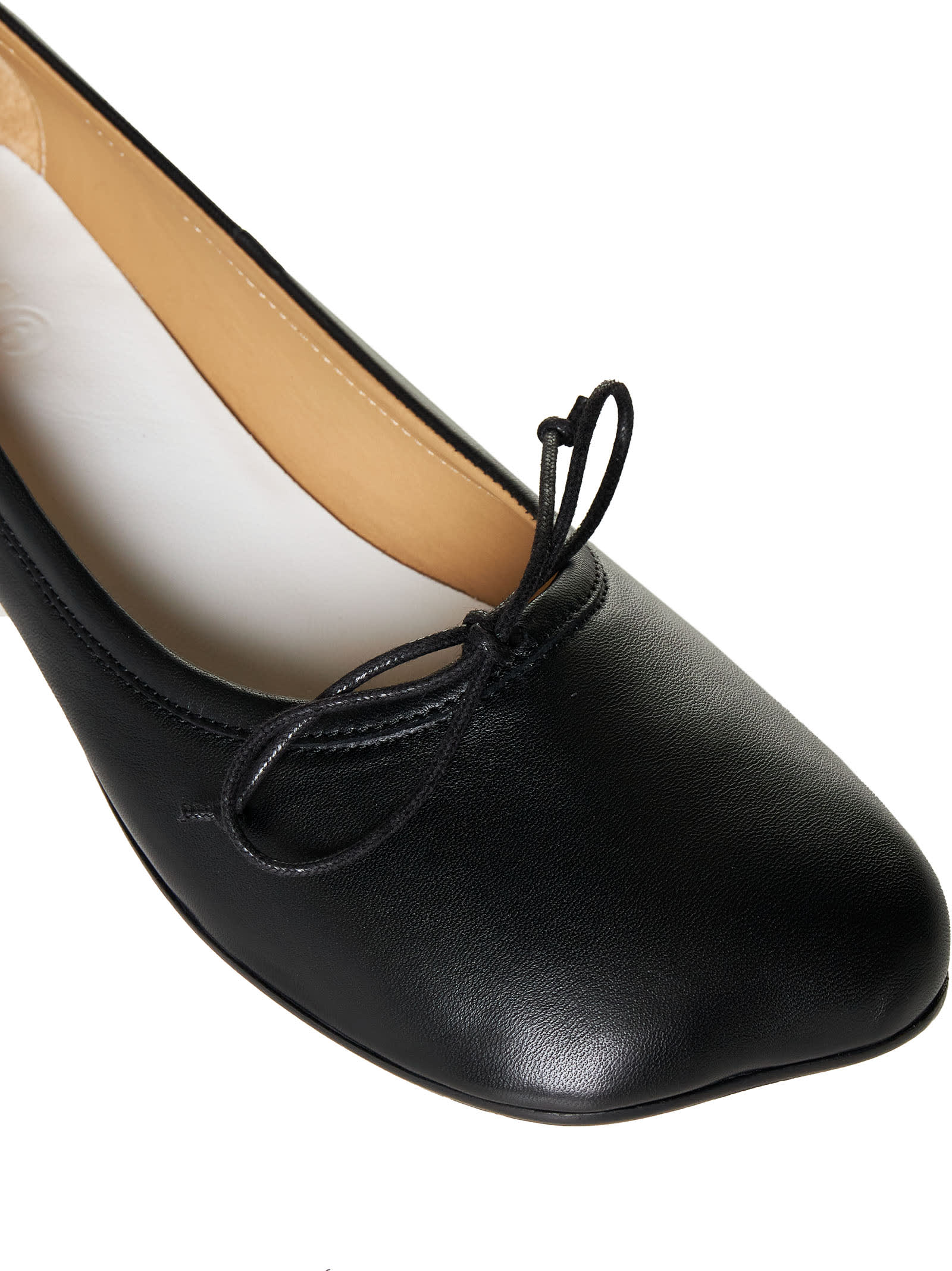 MM6 Maison Margiela Leather Ballerina | italist