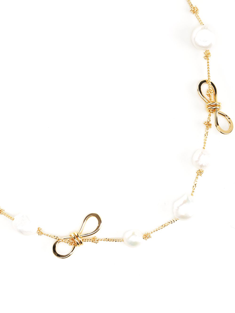 国内発送/送料関税込【Marni】 Necklace with knots and pearls Marni Necklace With Knots And Pearls | italist