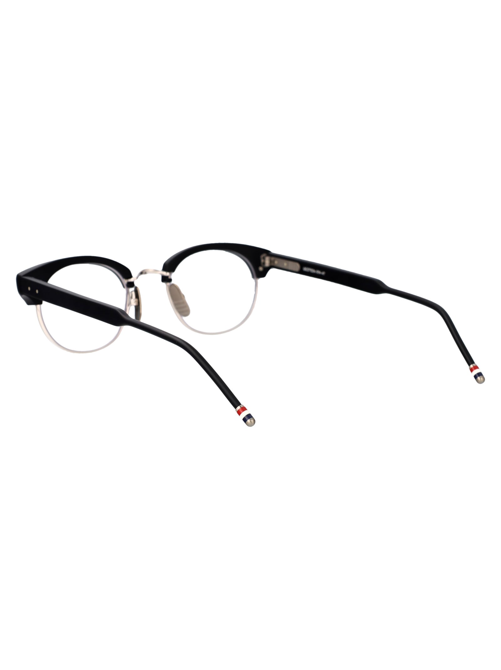 【送料&関税込】Thom Browne Ueo702a-g0003 Glasses - Unisex Acetate And Titanium Oval Eyeglasses | Thom Browne