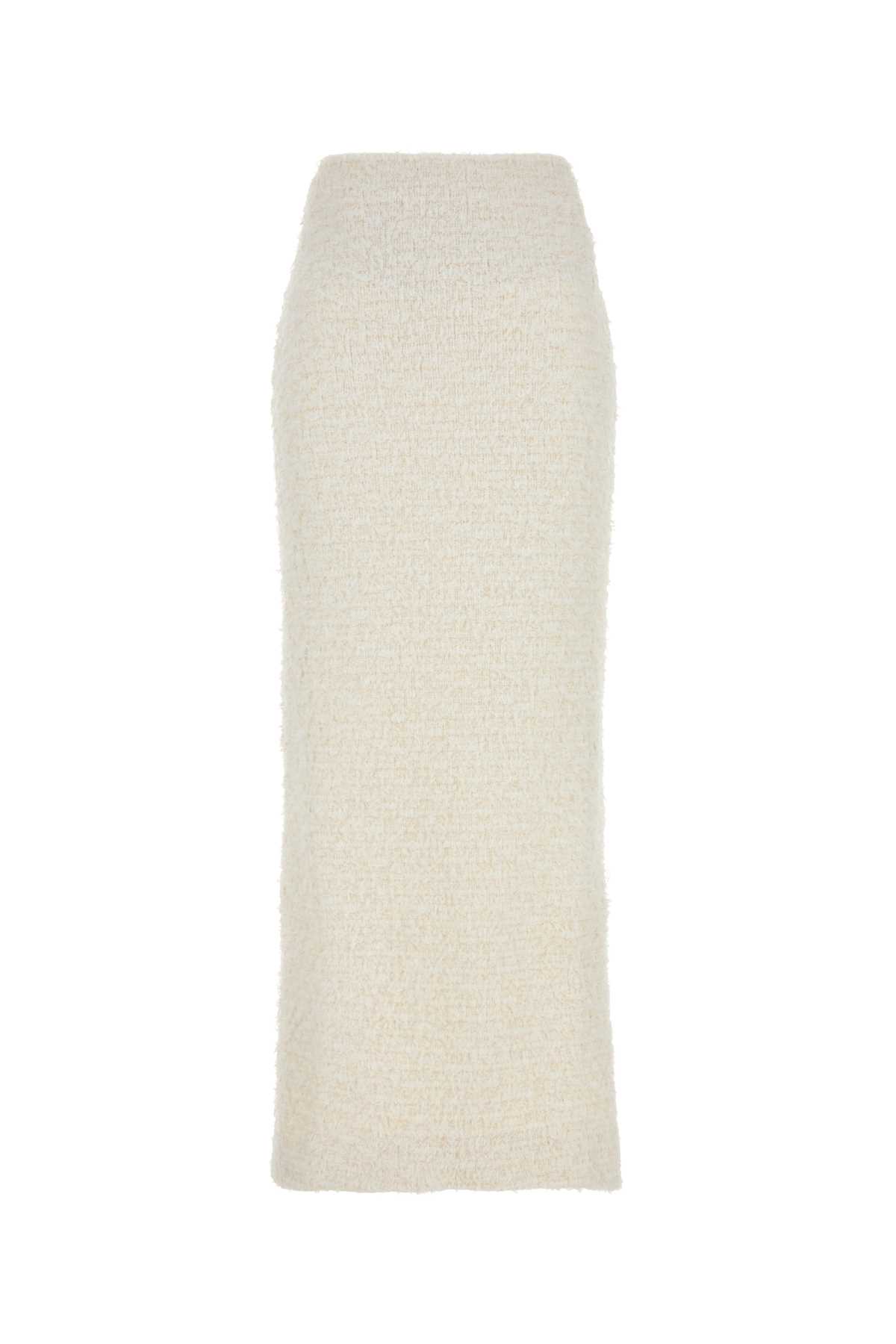 Balenciaga White Stretch Boucla¨ Skirt Balenciaga White Stretch Bouclã¨ Skirt | italist