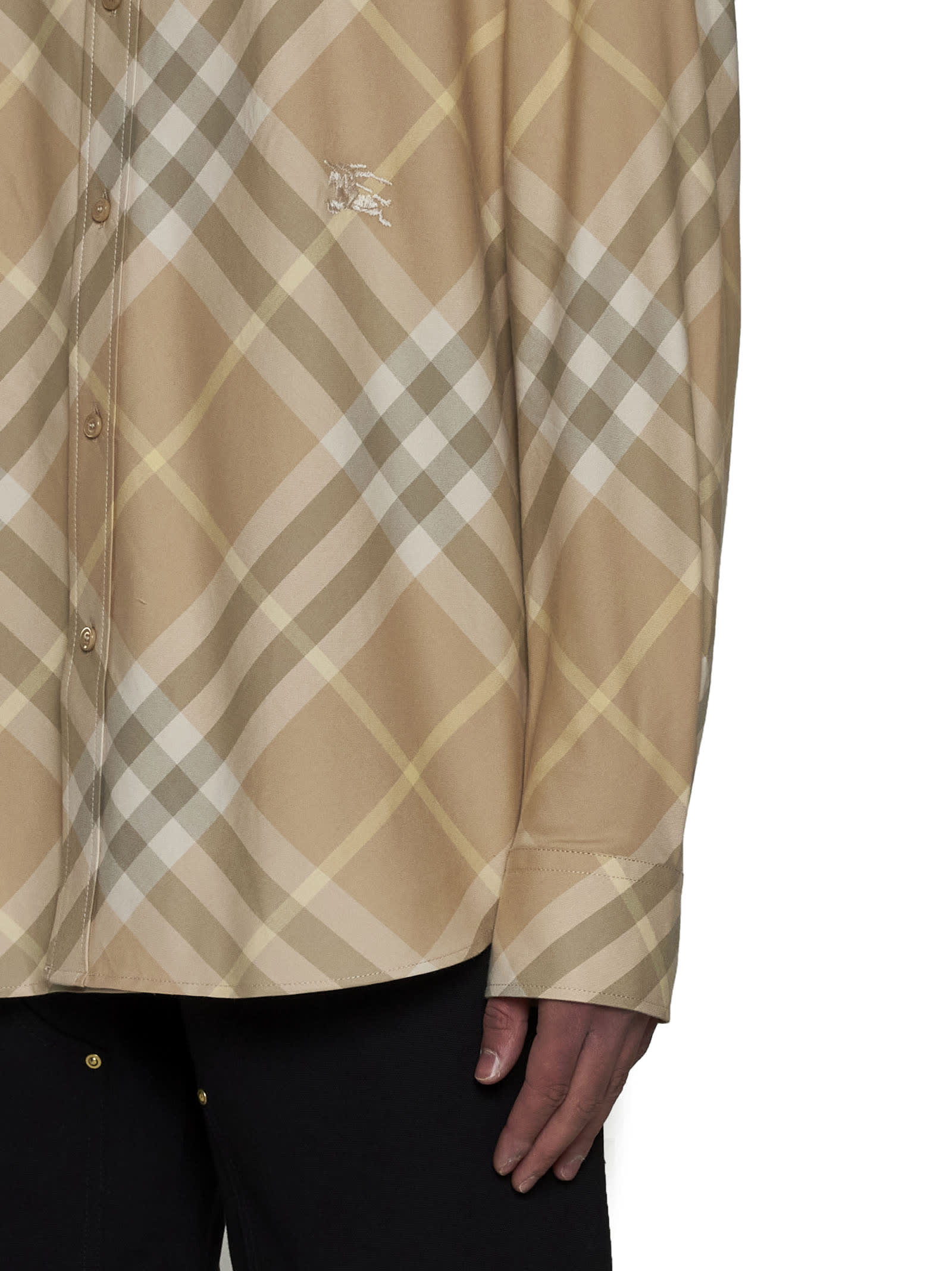 Tシャツ・カットソー Burberry SS24 Printed twill shirt (8082194 B8686) Burberry Printed Twill Shirt | italist