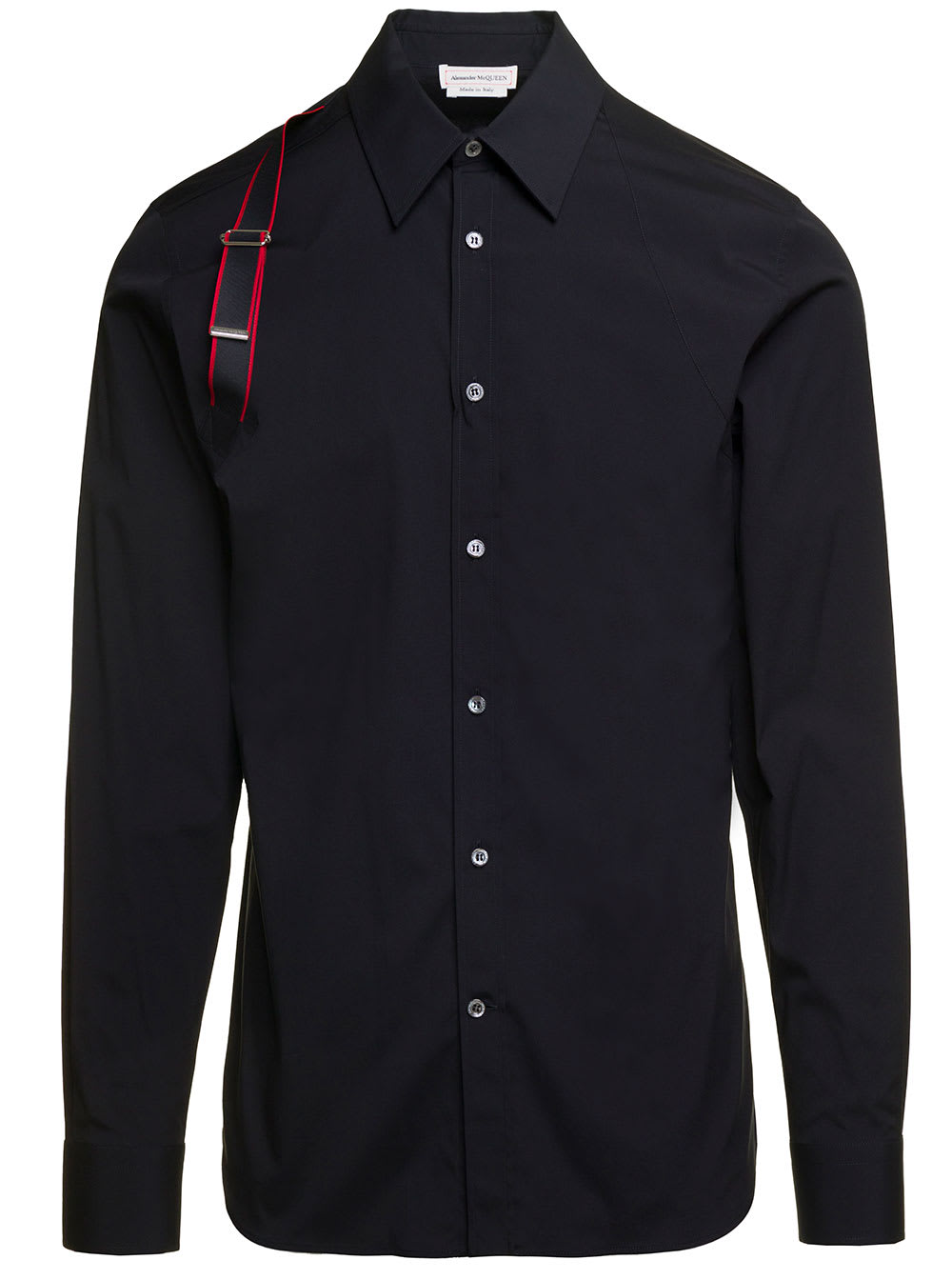 ALEXANDER MCQUEEN ブラックフリルシャツ 38 ALEXANDER MCQUEEN ブラックフリルシャツ 38