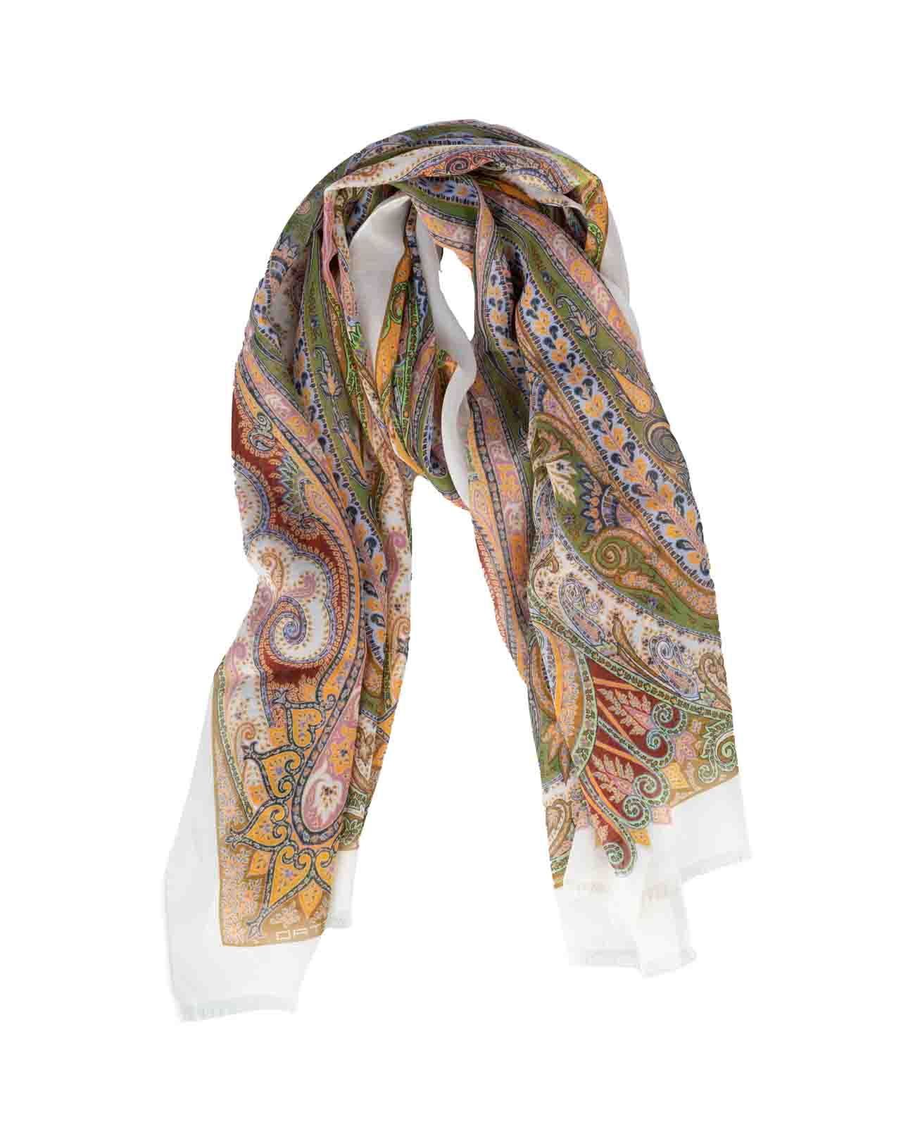スカーフ ETRO FW24 Scarves (WAXA0006 AK495X0810) Etro Silk Paisley Scarf | italist