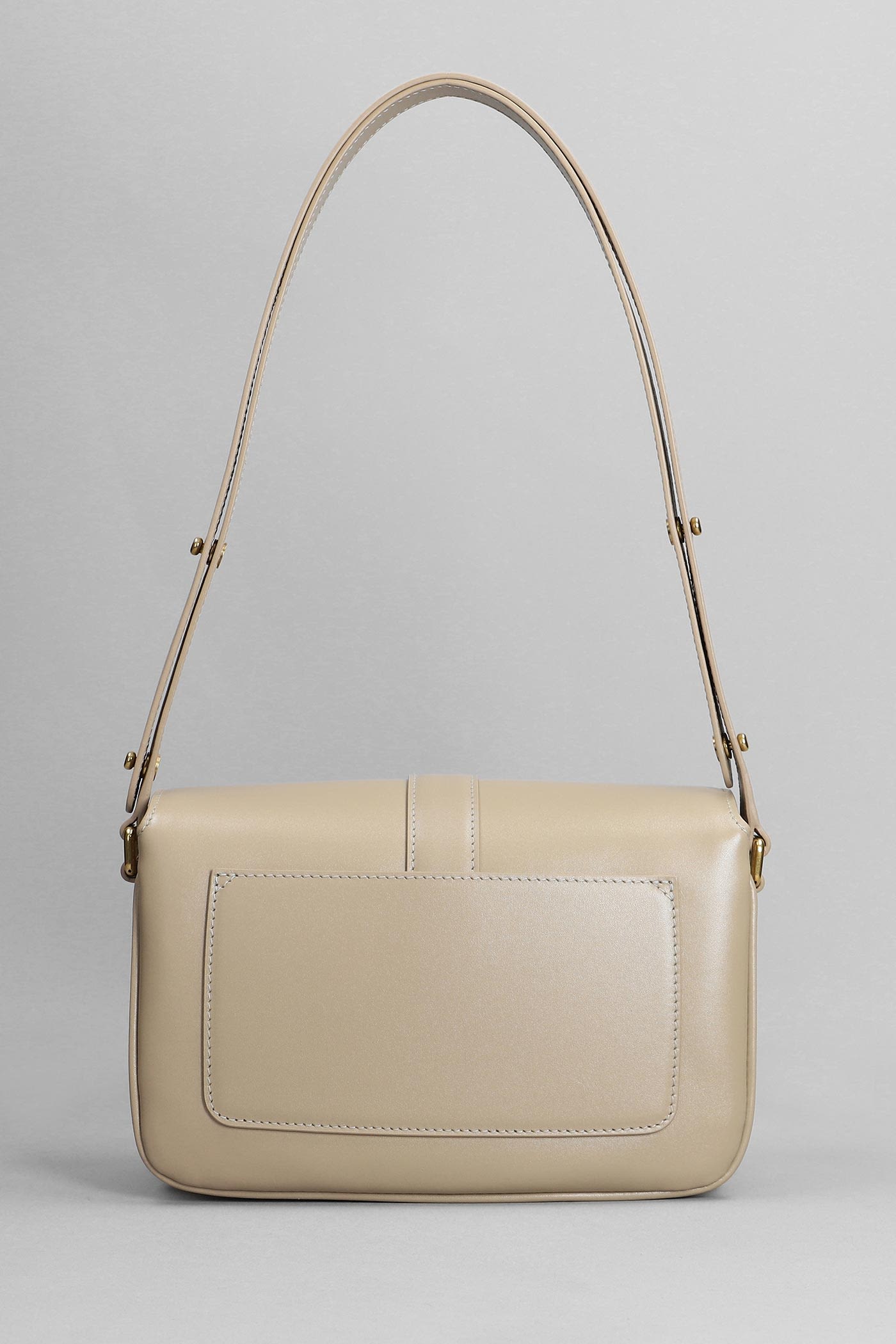 【送料&関税込】Balenciaga Lady Flap Shoulder Bag In Taupe L Balenciaga Lady Flap Shoulder Bag In Taupe Leather | italist