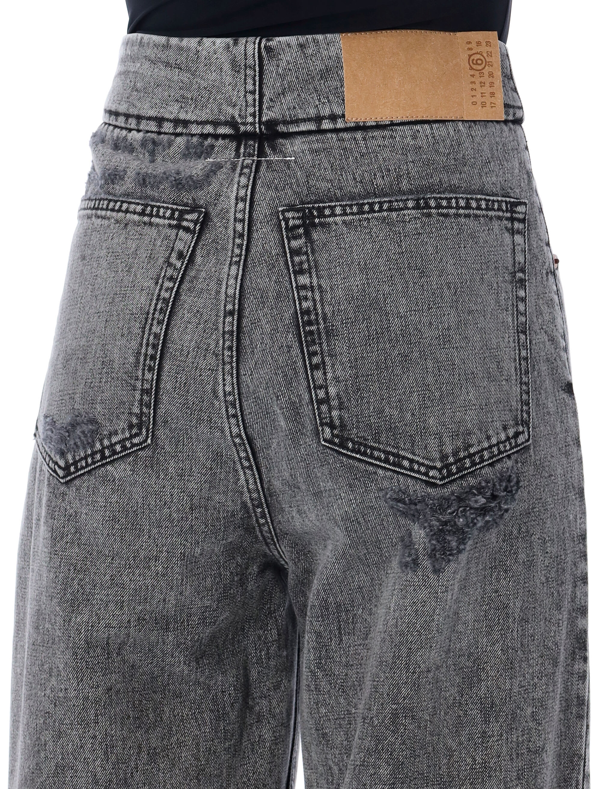 デニム・ジーパン MM6 Maison Margiela SKINNY DENIM BROKEN MM6 Maison Margiela Rhianna Broken Denim | italist