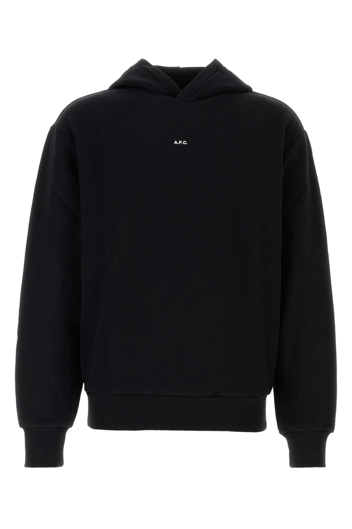 スウェット・トレーナー A.P.C. Black Stretch Cotton Oversize Sweatshirt COFBQ-H27608LZZ_01_eb2d6799-