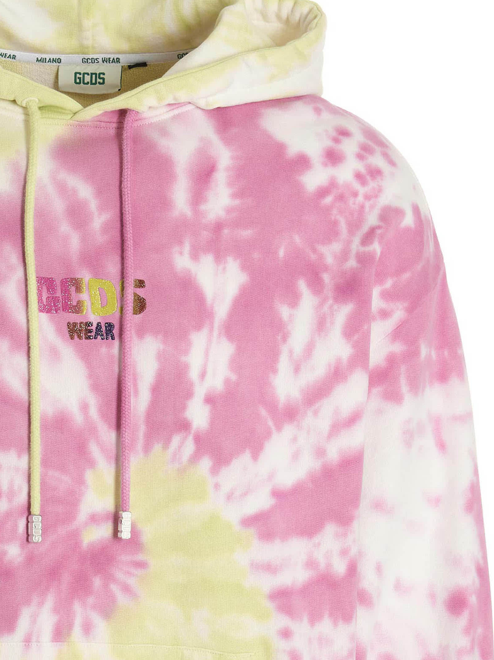 パーカー・フーディ GCDS SS23 'GCDS Tie Dye' hoodie (SS23M100304 MX) gcds Tie Dye' Hoodie | italist