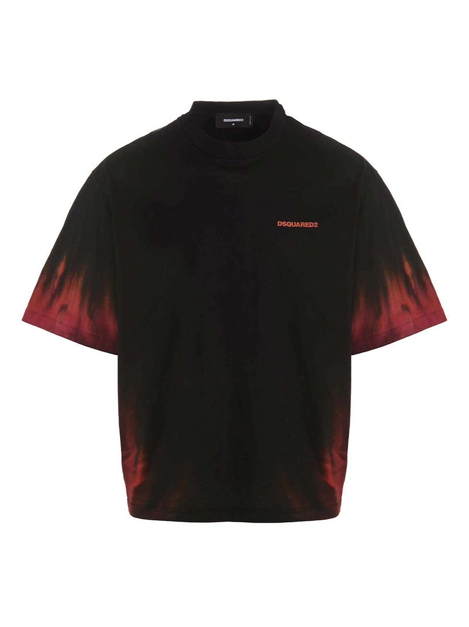 【送料&関税込】Dsquared2 T-shirt d2 Flame Drop Dsquared2 T-shirt 'd2 Flame Drop' | italist