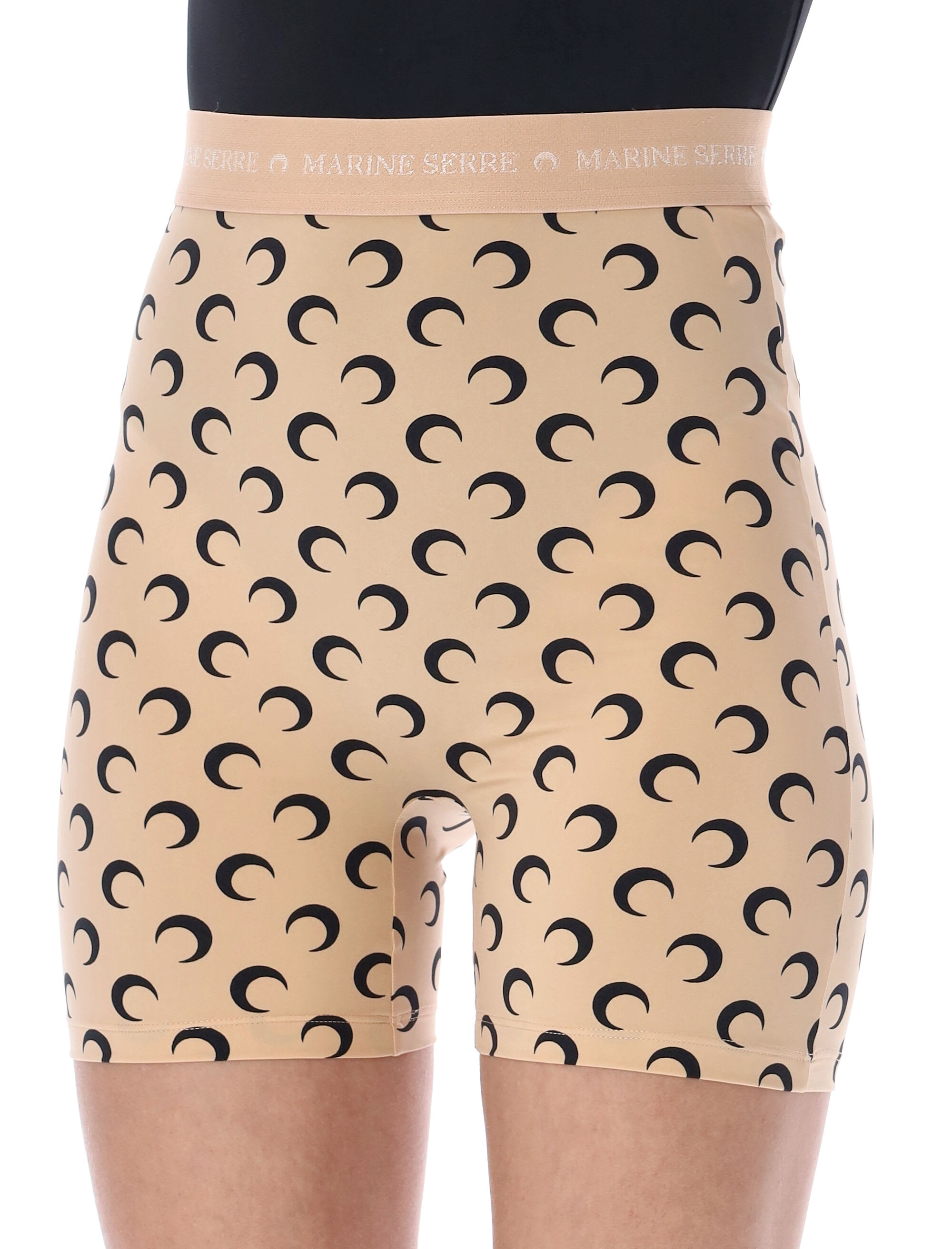 Marine Serre Recycled Moon Jersey Mini Shorts | italist