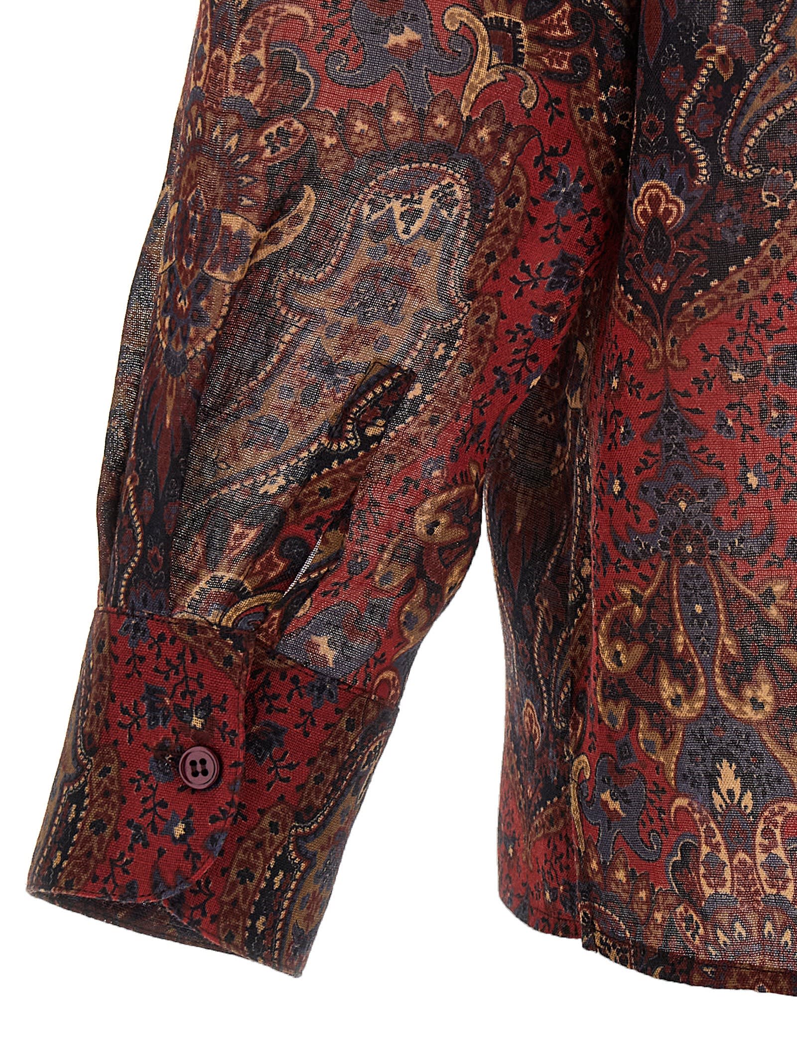 Saint Laurent Paisley Print Shirt | italist