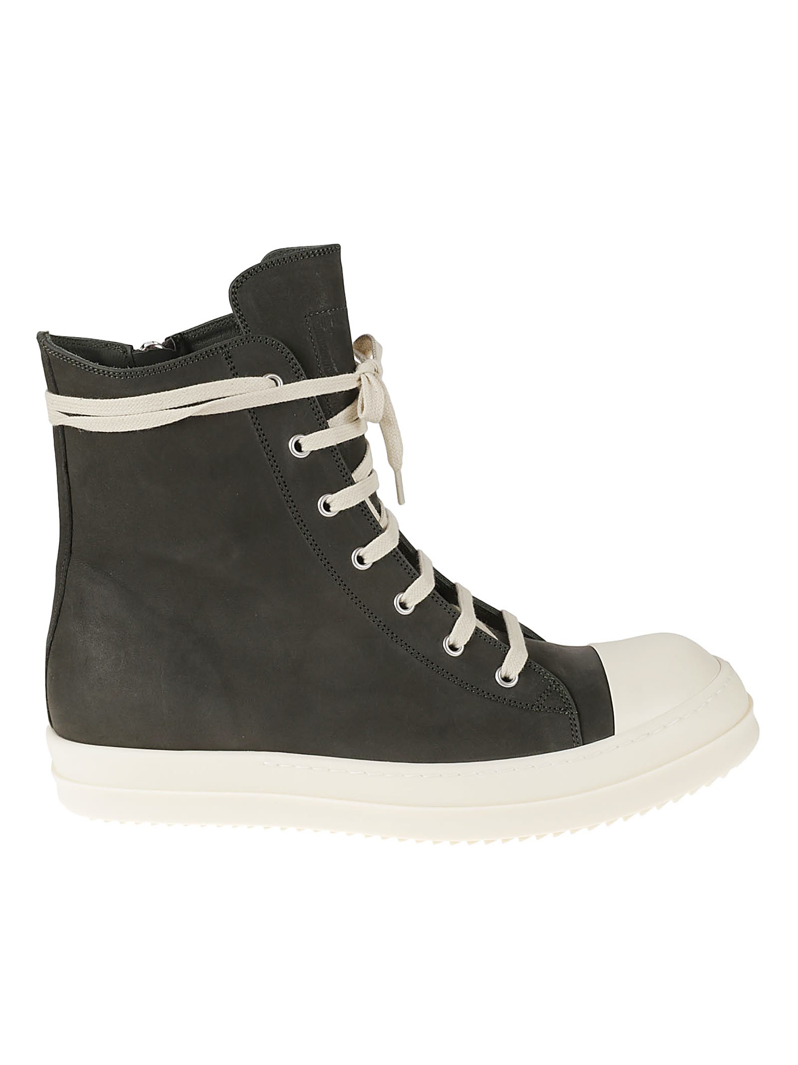 関税送料込★RICK OWENS☆レザーハイトップ スニーカー 669eb395de9478019116700b3f4f49