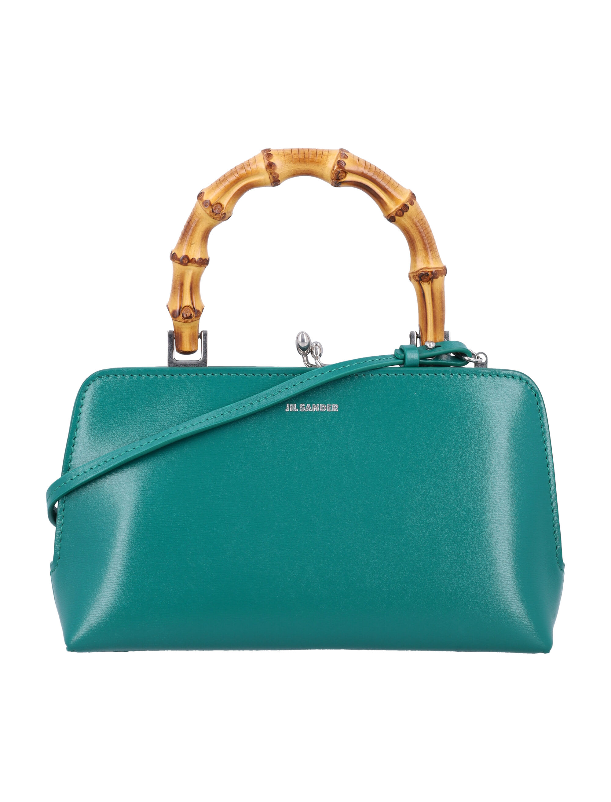 JIL SANDER SOFT BUCKET MD オリーブ Jil Sander Drawstring Leather Bucket Bag | Green | FARFETCH