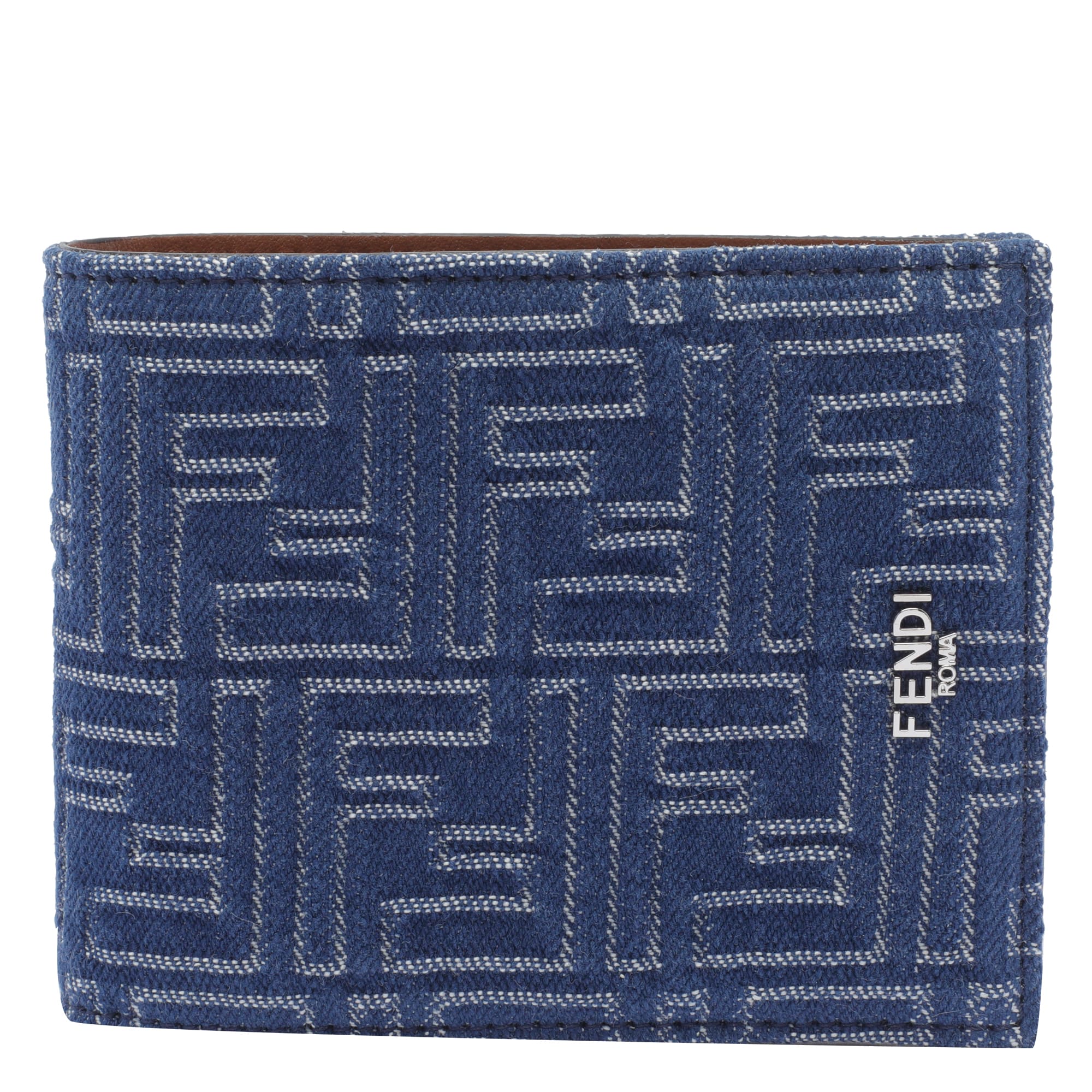 長財布 Fendi Embroidered Denim Wallet 67196384a87698a5f262dc5aaec915