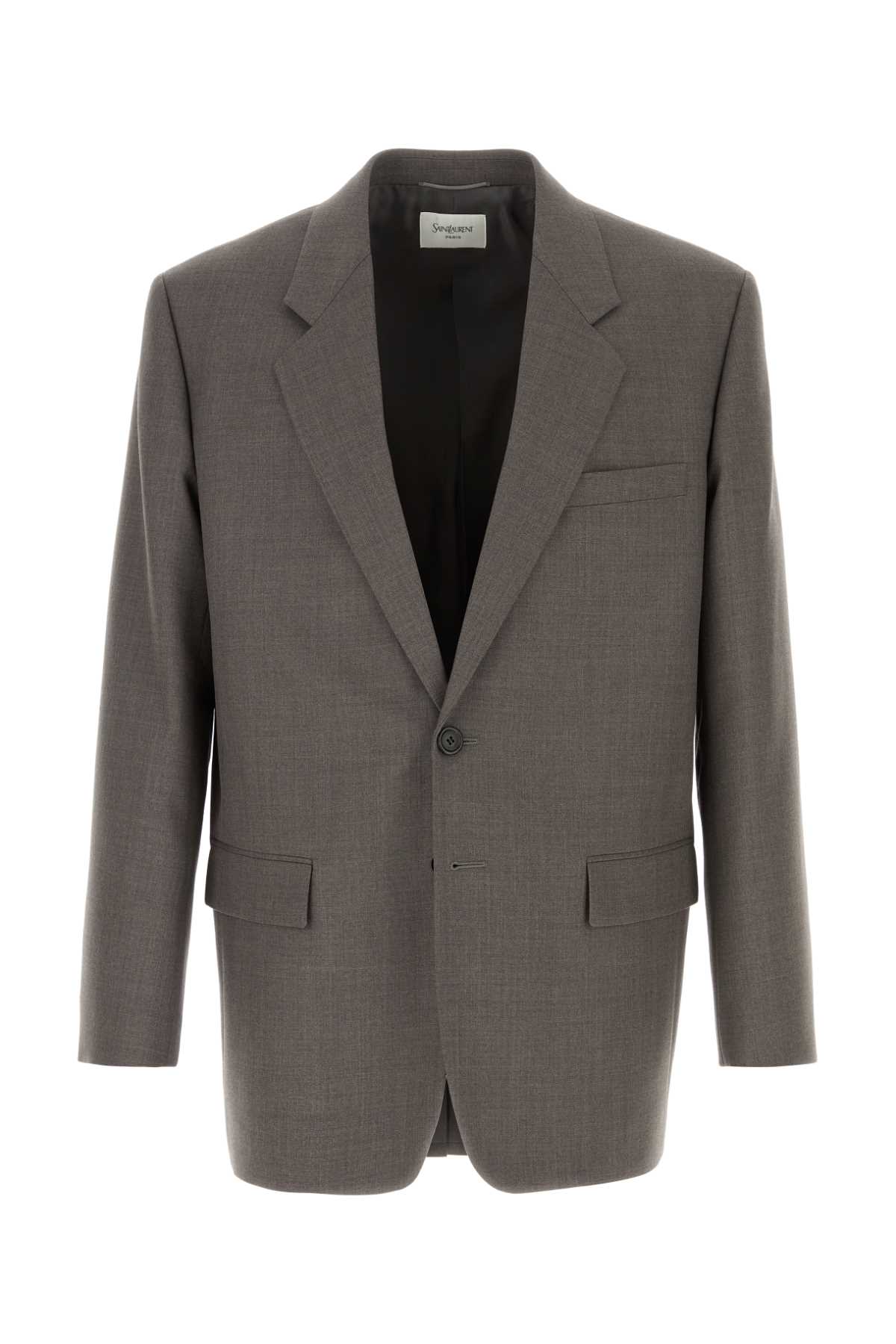 ジャケット SAINT LAURENT Grey Wool Blazer Yves Saint Laurent Wool Blazer Jacket | Vintage YSL Designer