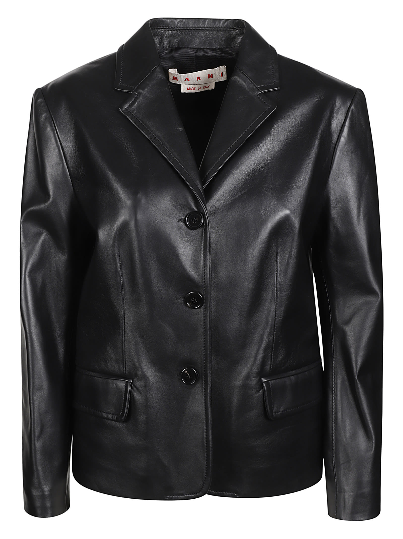 パーカー・フーディ MARNI SS25 JACKET (JUMU0182KS UTWA27 00N99) Marni Buttoned Fitted Jacket | italist