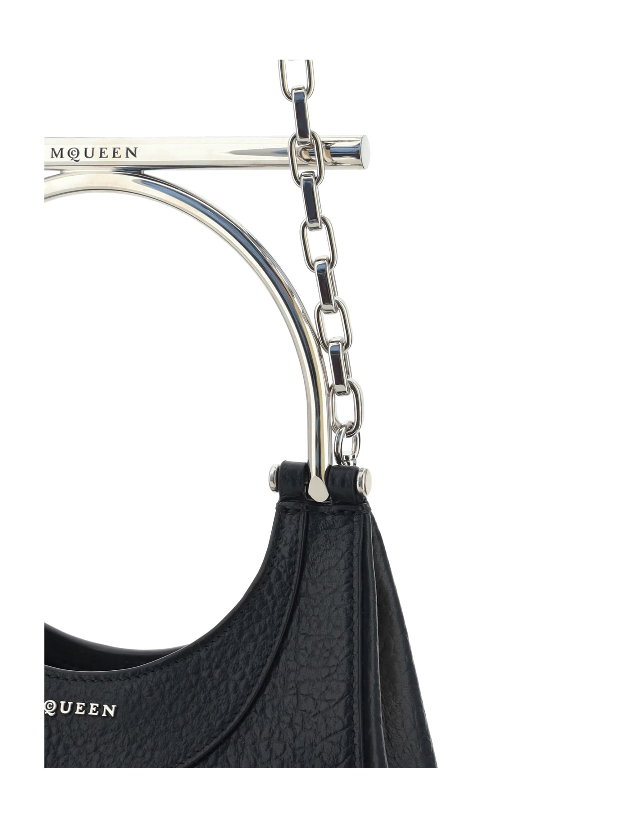 クラッチバッグ Alexander Mcqueen Mini Cross Bar Purse - Leather - McQueen Mini Cross Bar Purse in Grainy Leather – LOZURI®