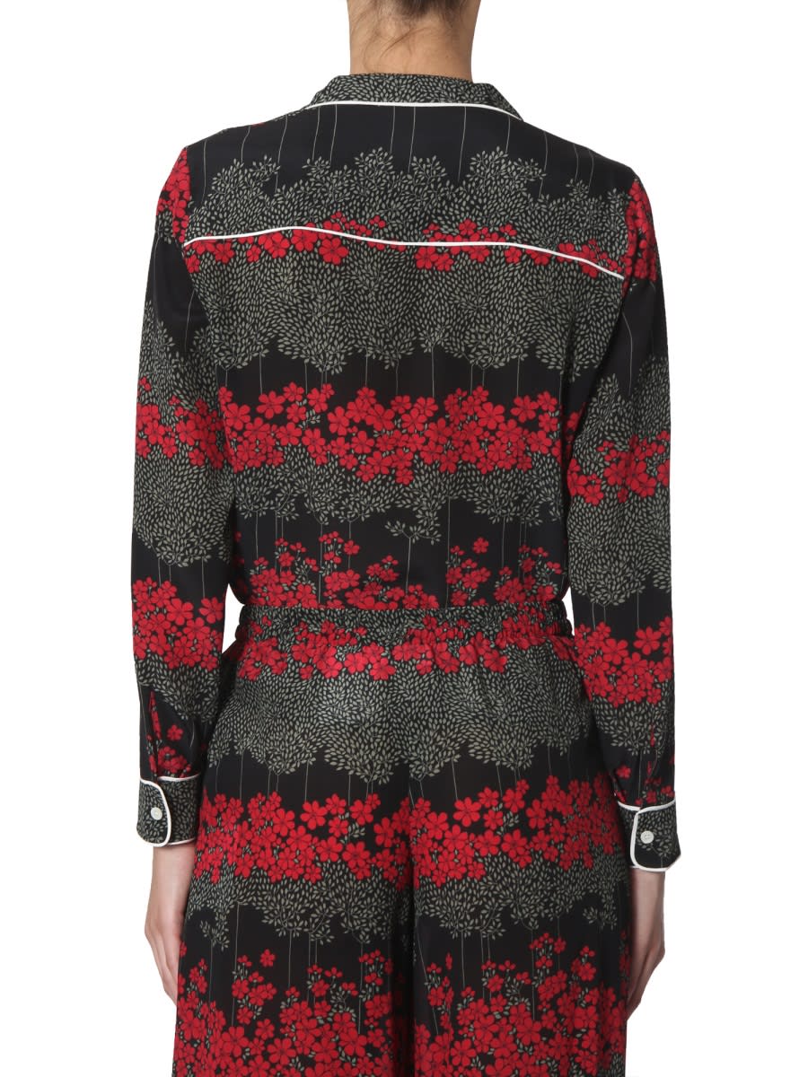 Tシャツ・カットソー RED VALENTINO SHIRT WITH DREAMING PEONY PRINT RED Valentino Shirt With Dreaming Peony Print | italist