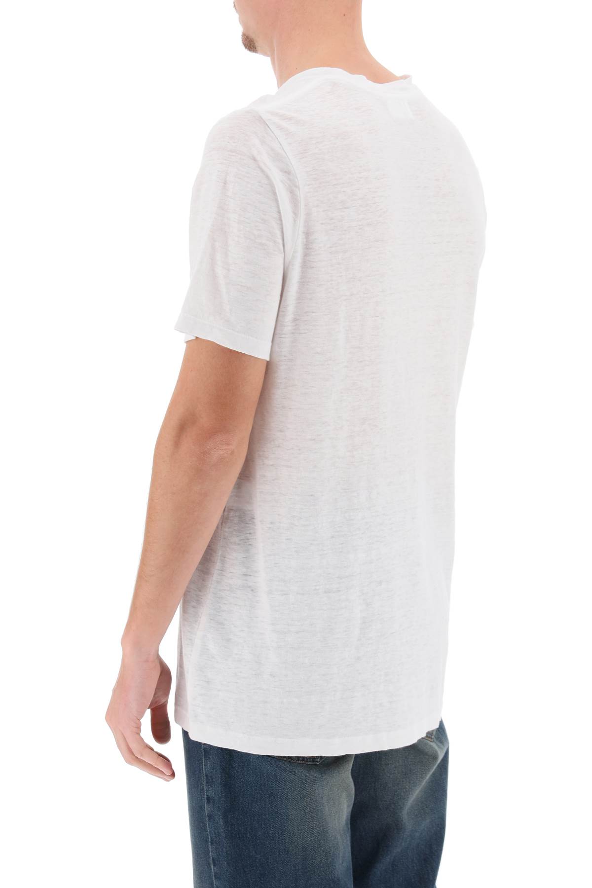 【送料&関税込】Isabel Marant Karman T-shirt With Flocked Lo Isabel Marant Karman T-shirt With Flocked Logo | italist