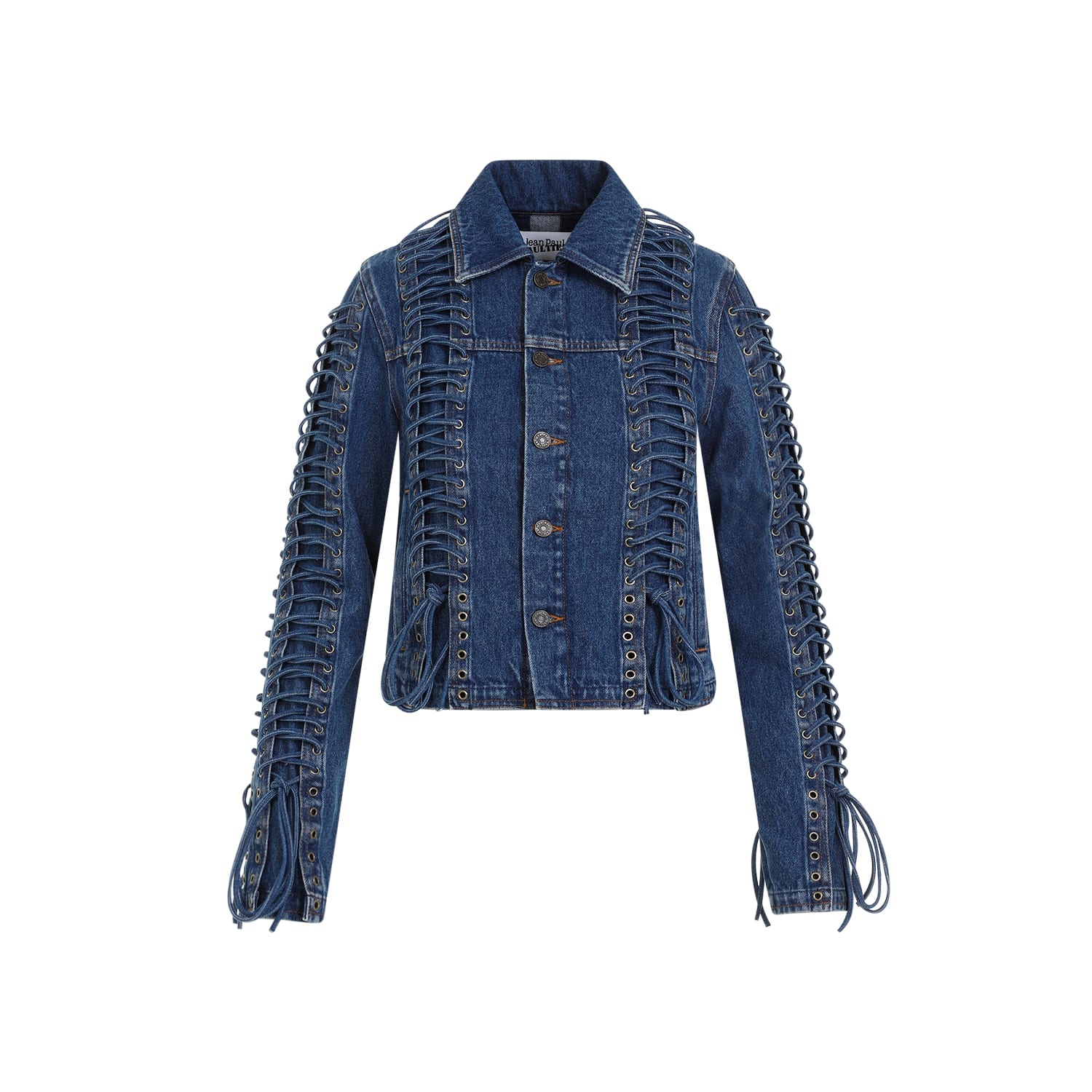 ジャケット JEAN PAUL GAULTIER CORSET DENIM JACKET Jean Paul Gaultier Corset Denim Jacket Vintage 80s – My Store