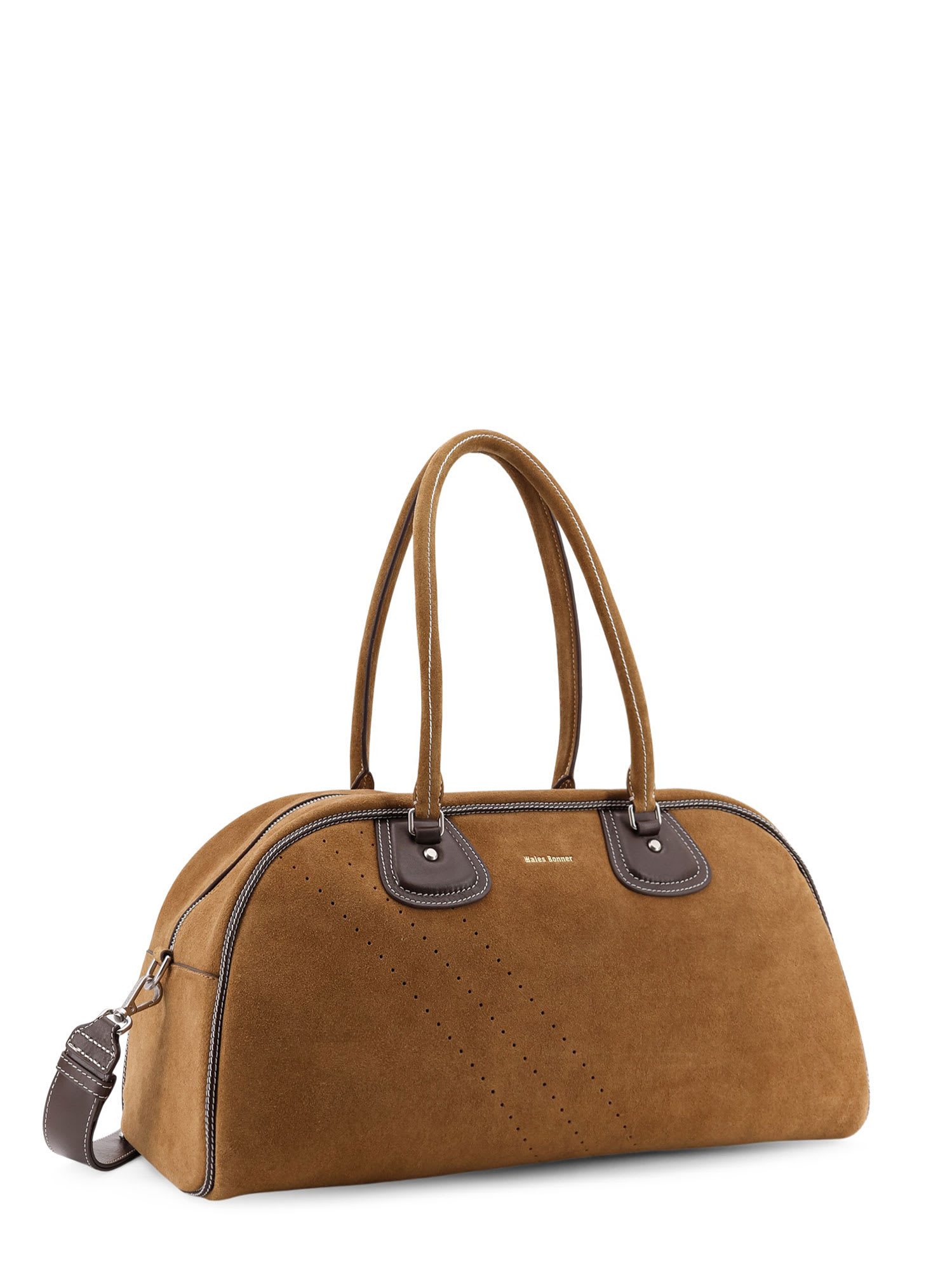 Adidas Originals by Wales Bonner Suede Travel Bag With Leather