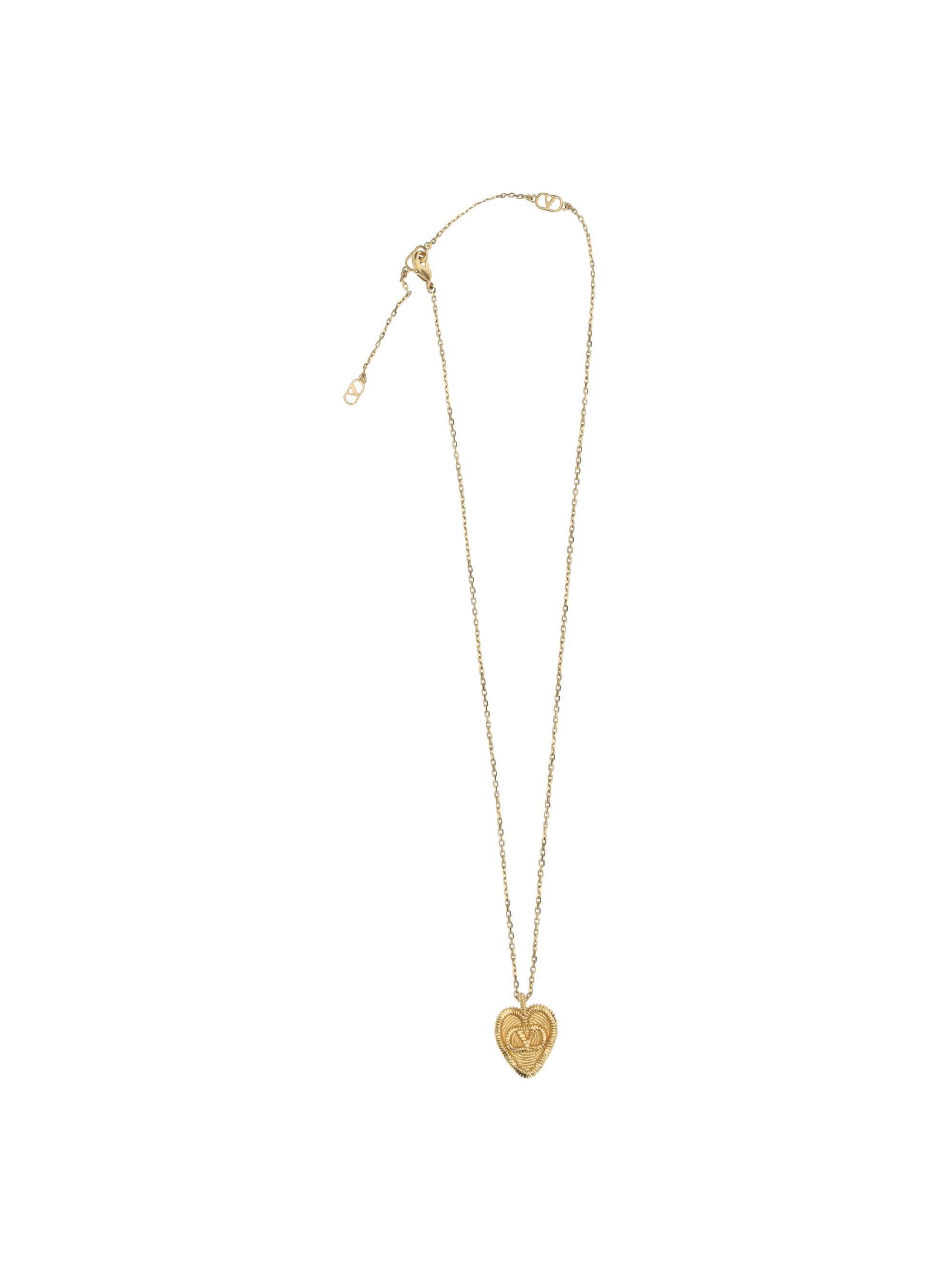 ネックレス・ペンダント VALENTINO Valentino Garavani 'Fil Perdu' necklace Fil Perdu Metal Necklace for Woman in Antique Brass