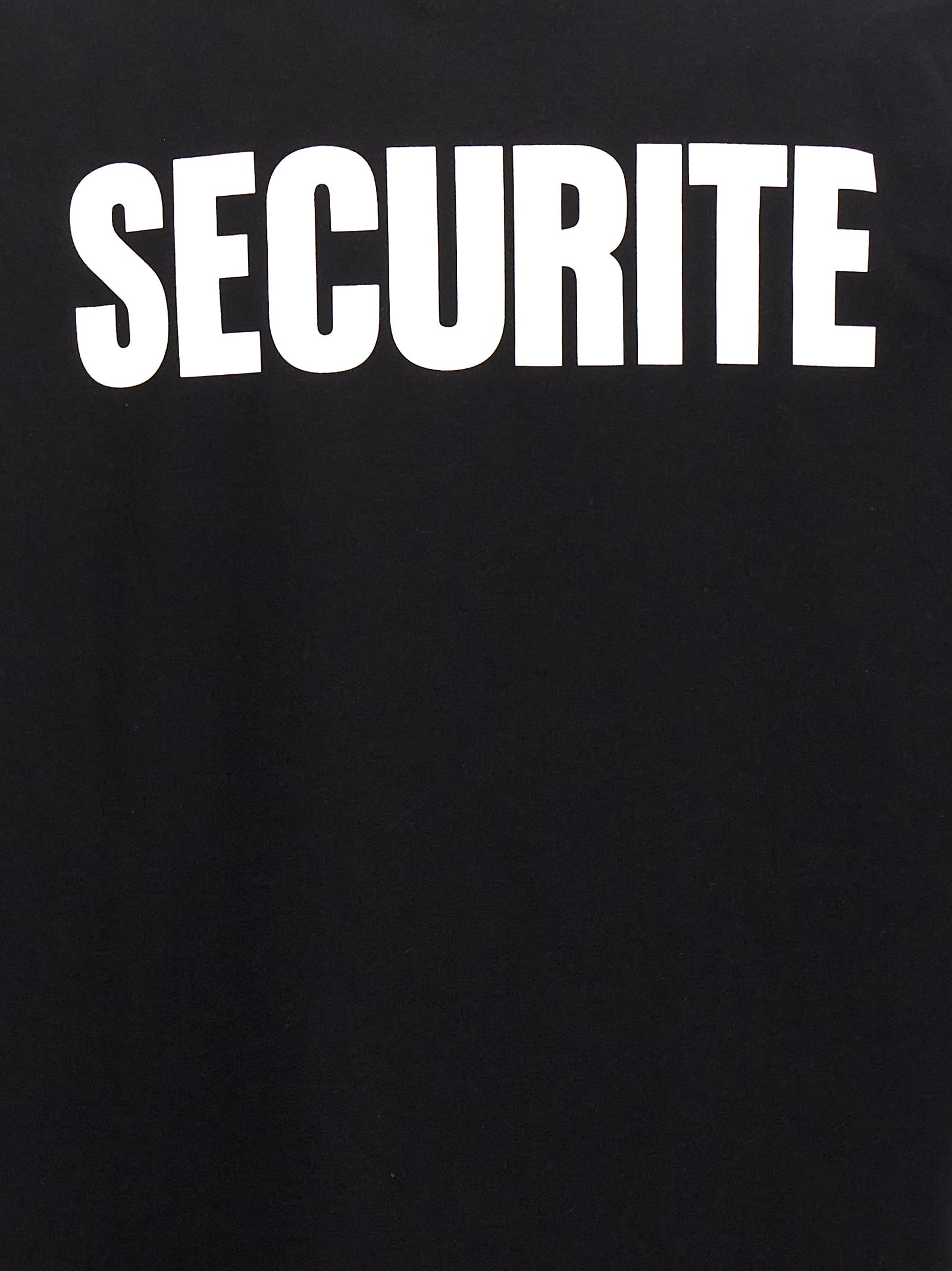 vetements ヴェトモン securite セキュリティtシャツ　ピチT Vetements Security Crew Neck T-shirt in Black for Men | Lyst