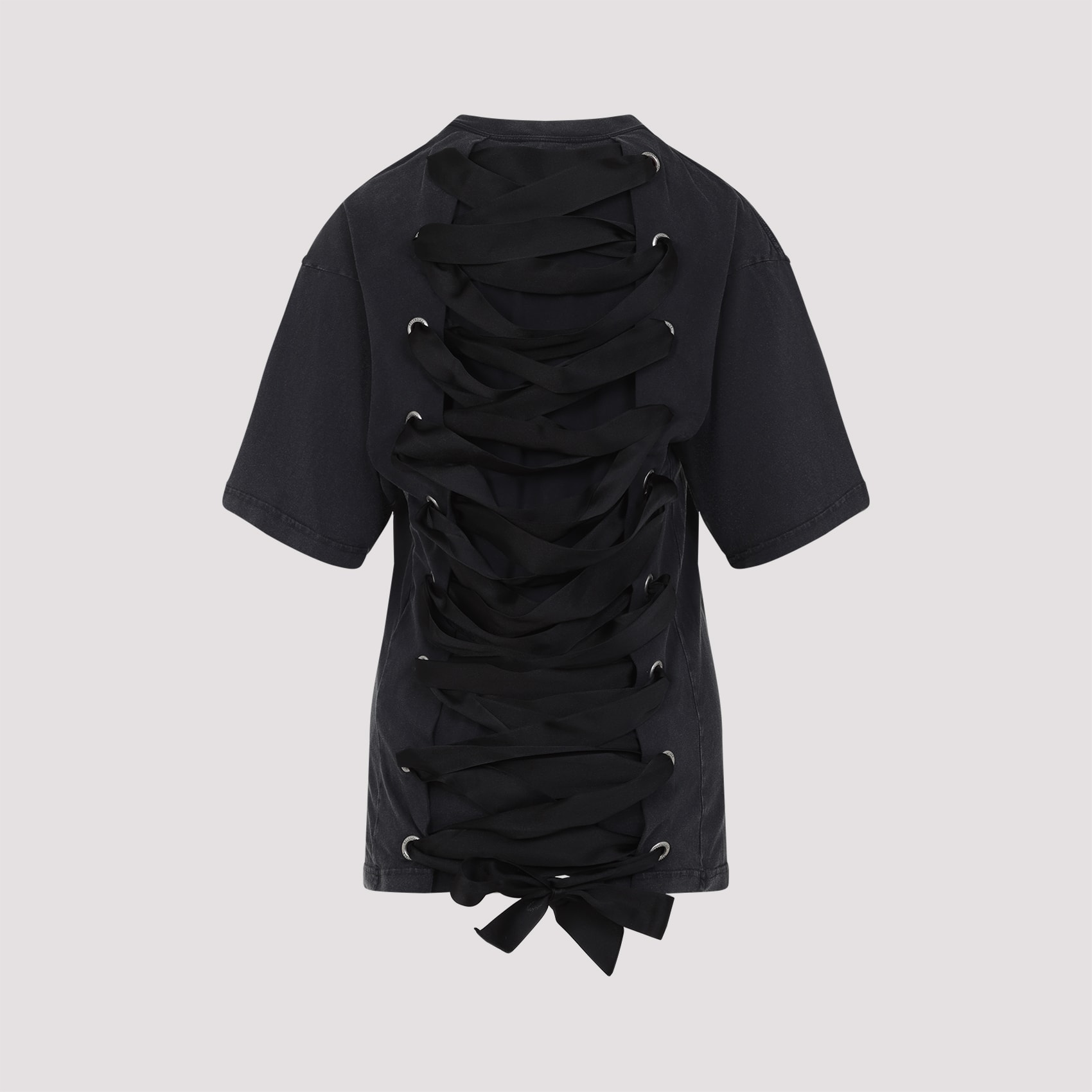 Tシャツ・カットソー BALENCIAGA SS25 LACE-UP TSHIRT (831584TSVC1 1041) Balenciaga Lace Up T-shirt | italist