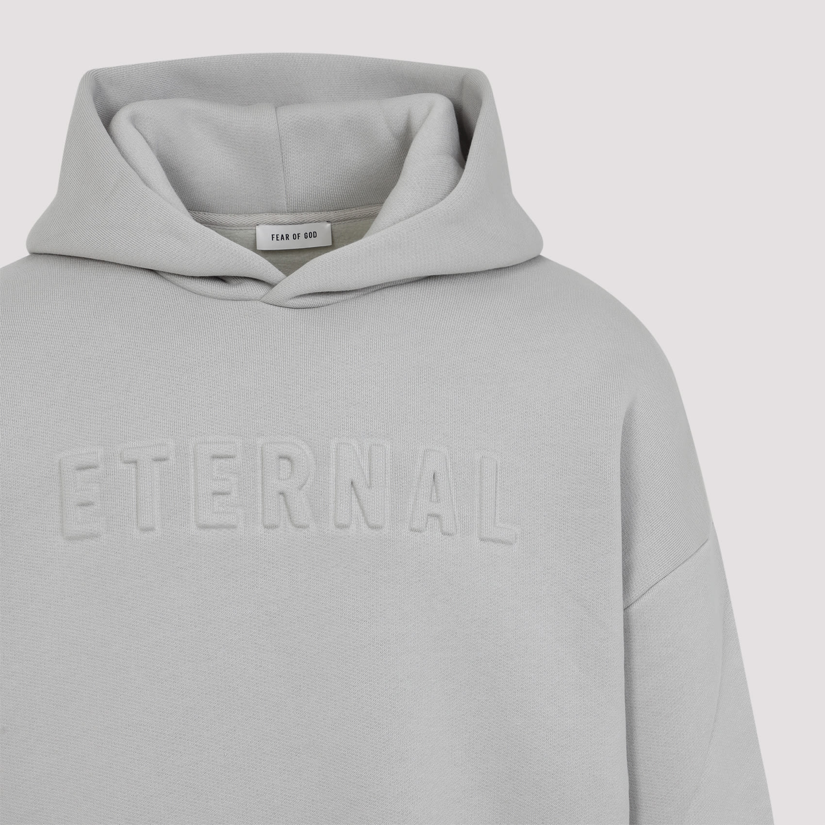 【送料&関税込】Fear of God eternal Grey Hoodie With Logo Pa Fear Of God Eternal Hoodie | Grey | FARFETCH