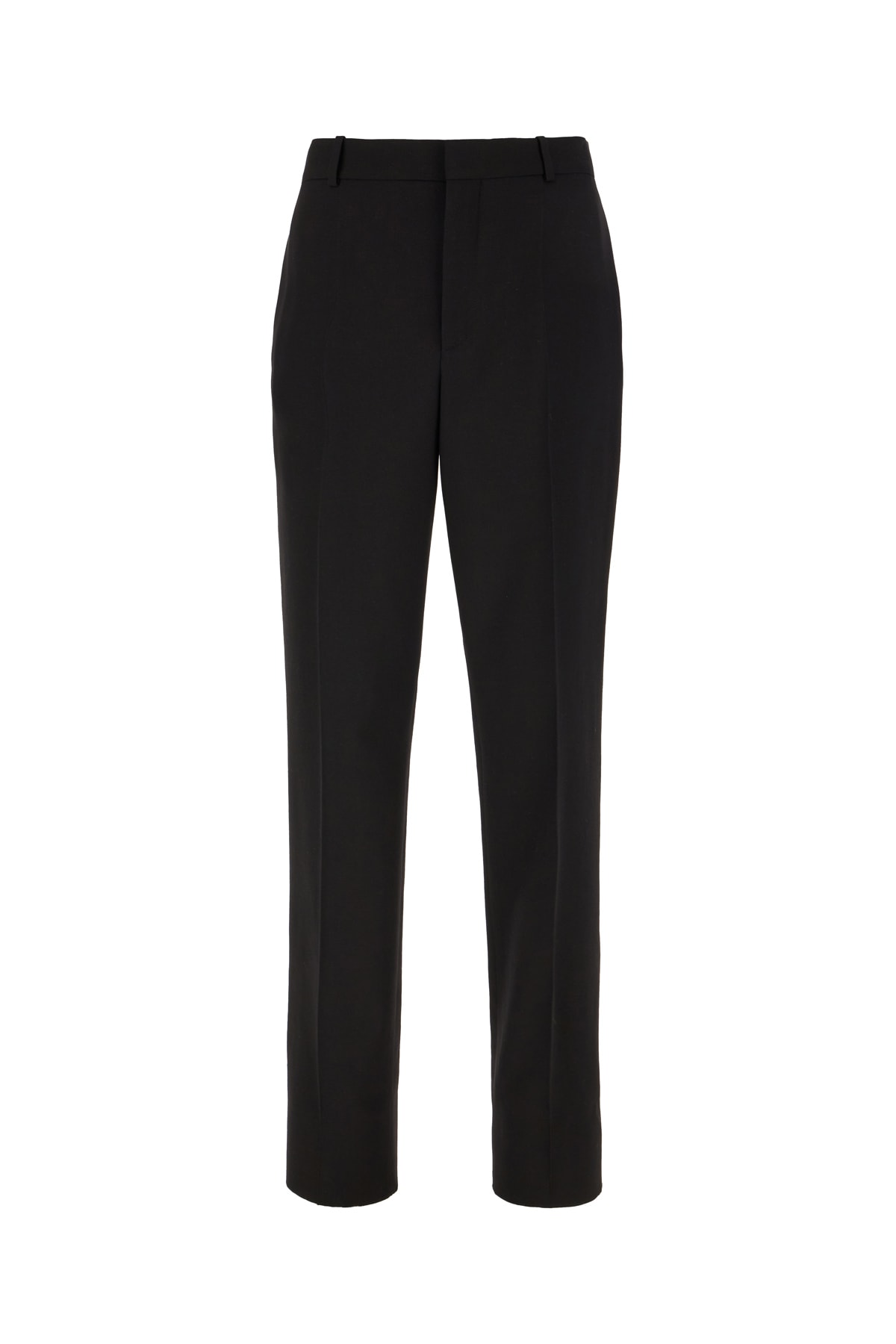【関税・送料込み】SAINT LAURENT PANTS BLACK WOOL TROUSERS Saint Laurent Black Wool Pants | italist