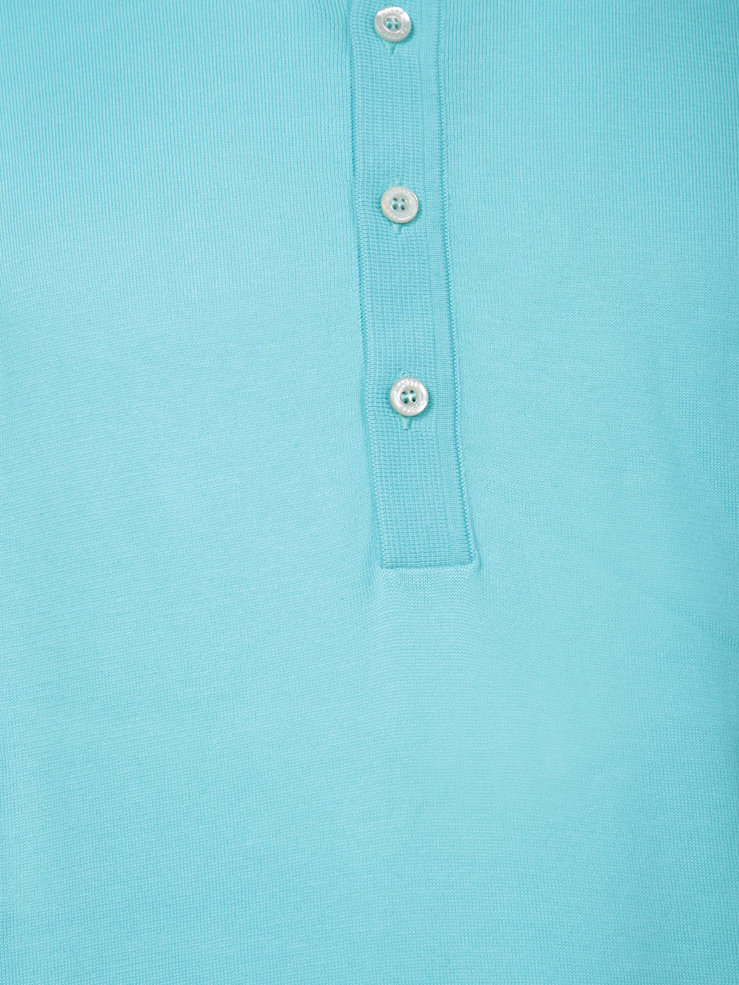 【送料&関税込】Moorer Turquoise Sea  Cotton Polo Moorer Turquoise Sea Island Cotton Polo | italist