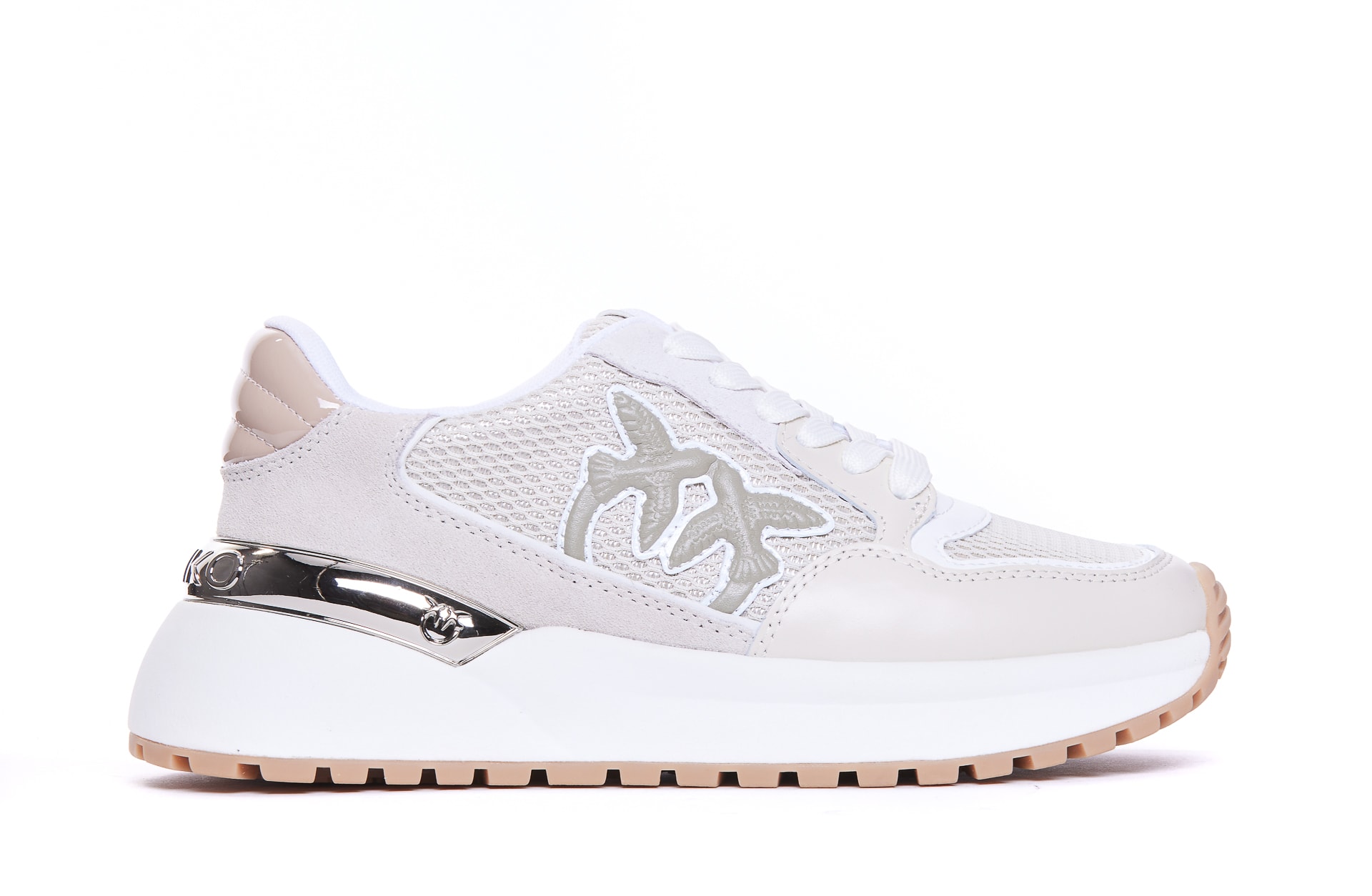 スニーカー PINKO Woman Sneakers White SS0077P014 ZI6 PINKO Women's Sneakers → Leather, Low, Elegant Sneakers