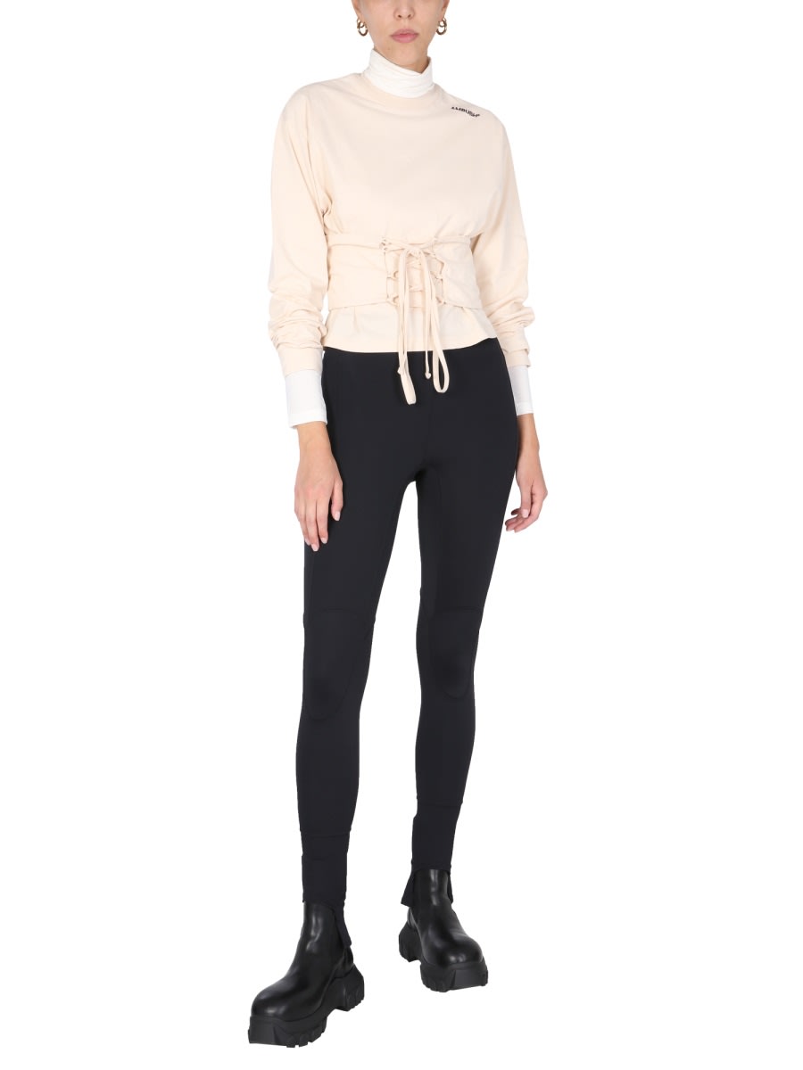 Tシャツ・カットソー AMBUSH T-SHIRT WITH CORSET BELT (BWAB008_F21JER0010460) AMBUSH T-shirt With Corset Belt | italist