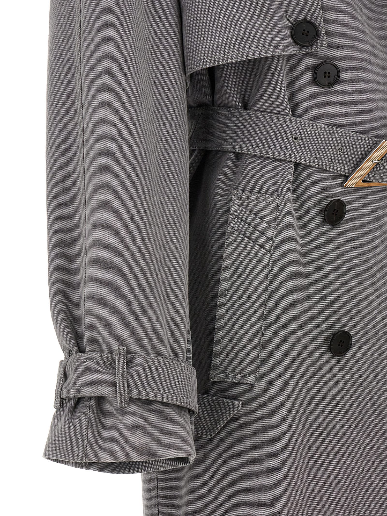コート THE ATTICO Double-breasted trench coat (247WCC68D088 084) The Attico Double-breasted Trench Coat | italist