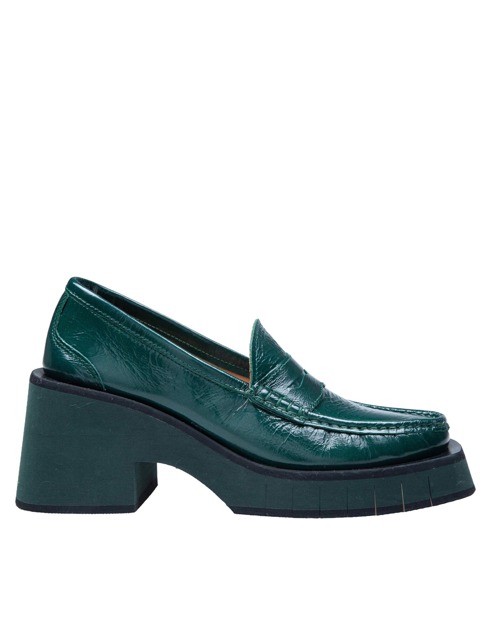 Paloma Barceló Paloma Barcelo Adele Loafers In Green Painted