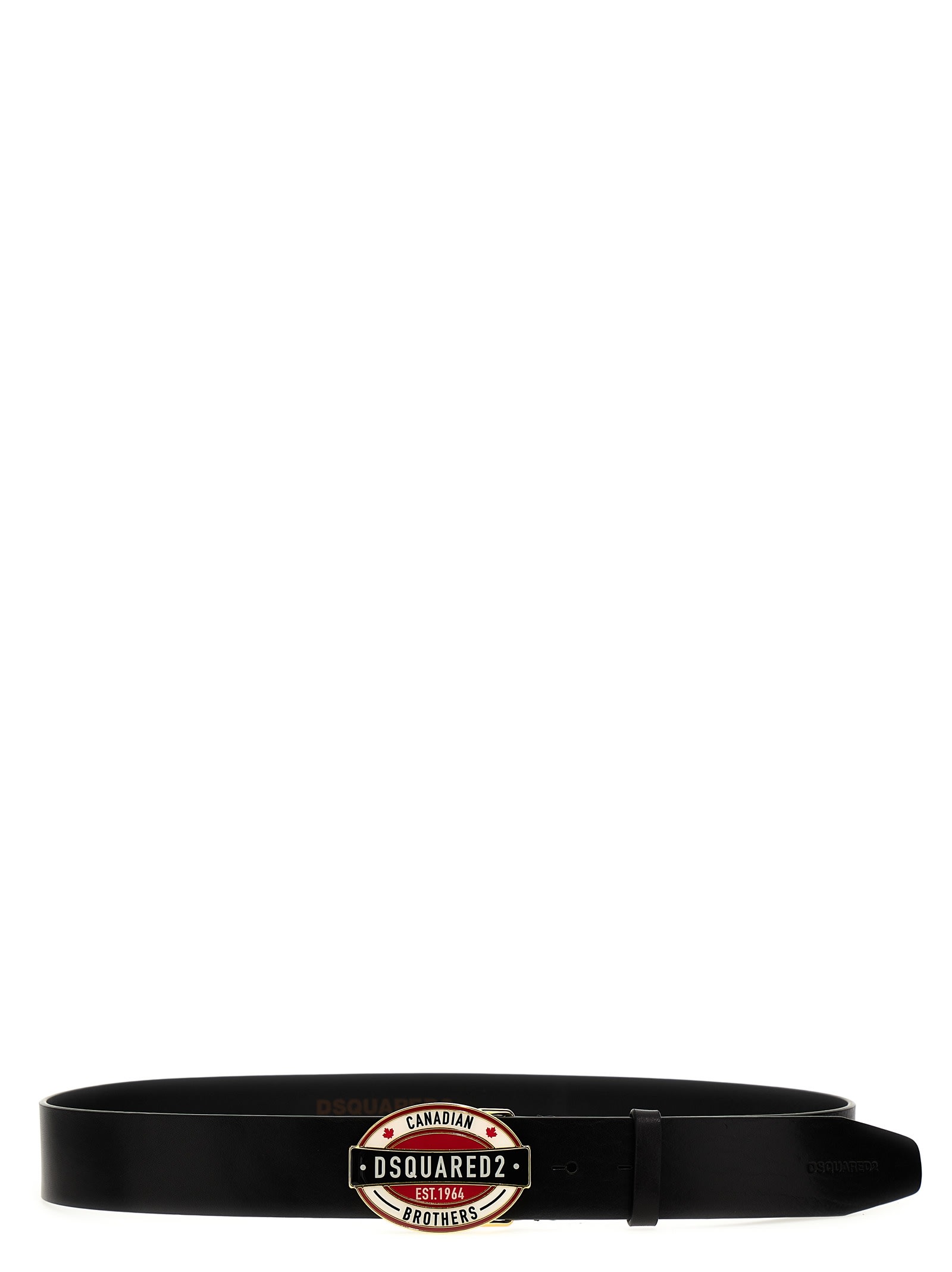 小物 DSQUARED2 GENUINE LEATHER buckle belt Dsquared2 ORIGINAL DSQUARED2 FOXHUNT BUCKLE BELT LEATHER
