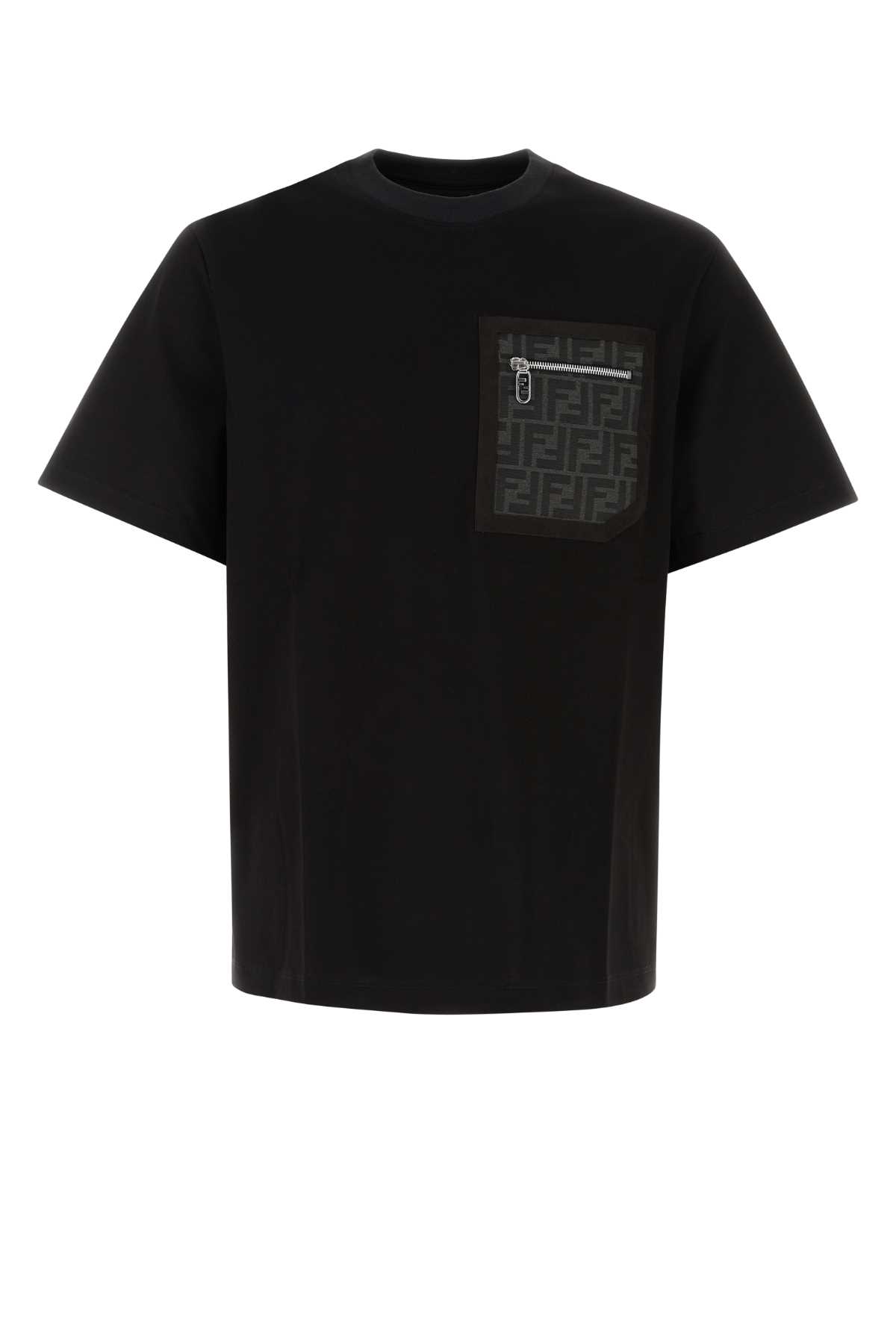 Fendi Black Cotton T-shirt | italist