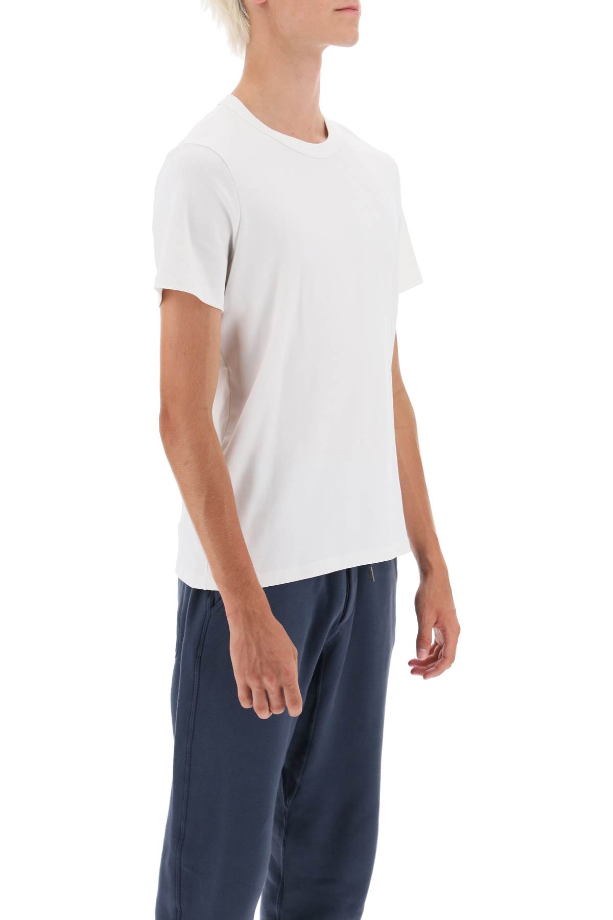 TOMFORD ロコハッチロンクスリフTシャツ T4M1414100 002 Tom Ford T-shirt | italist